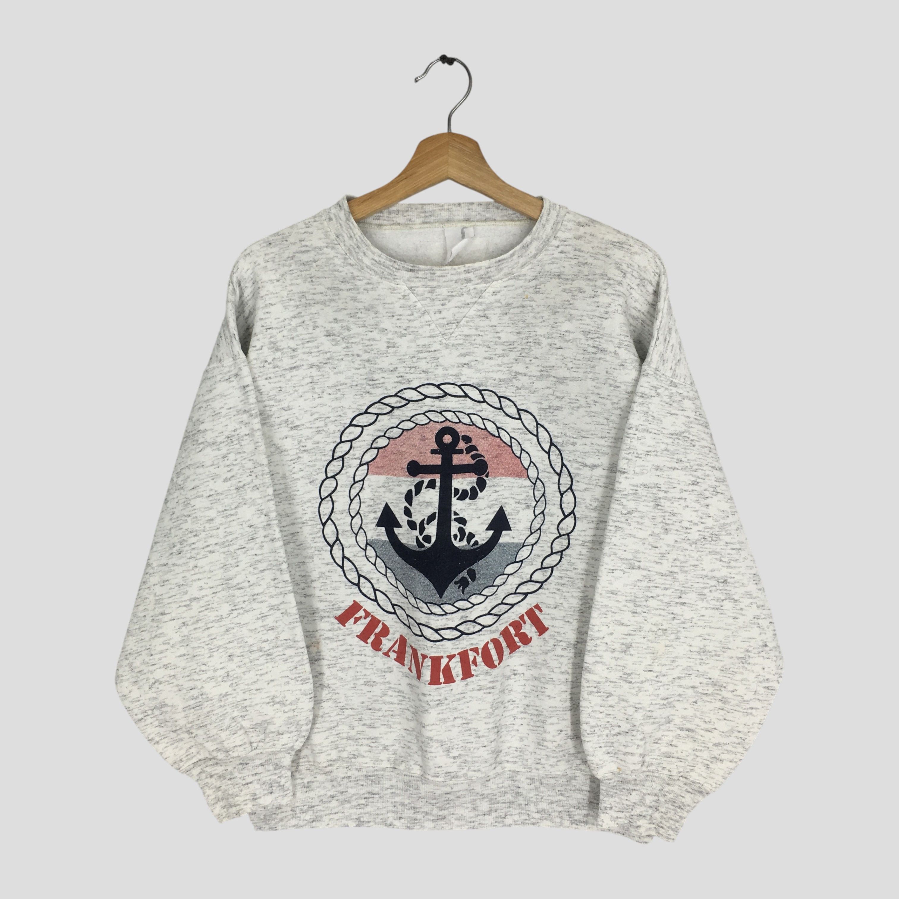 Vintage vintage grey sweatshirt - 350 Size US XL / EU 56 / 4 - 1 Thumbnail