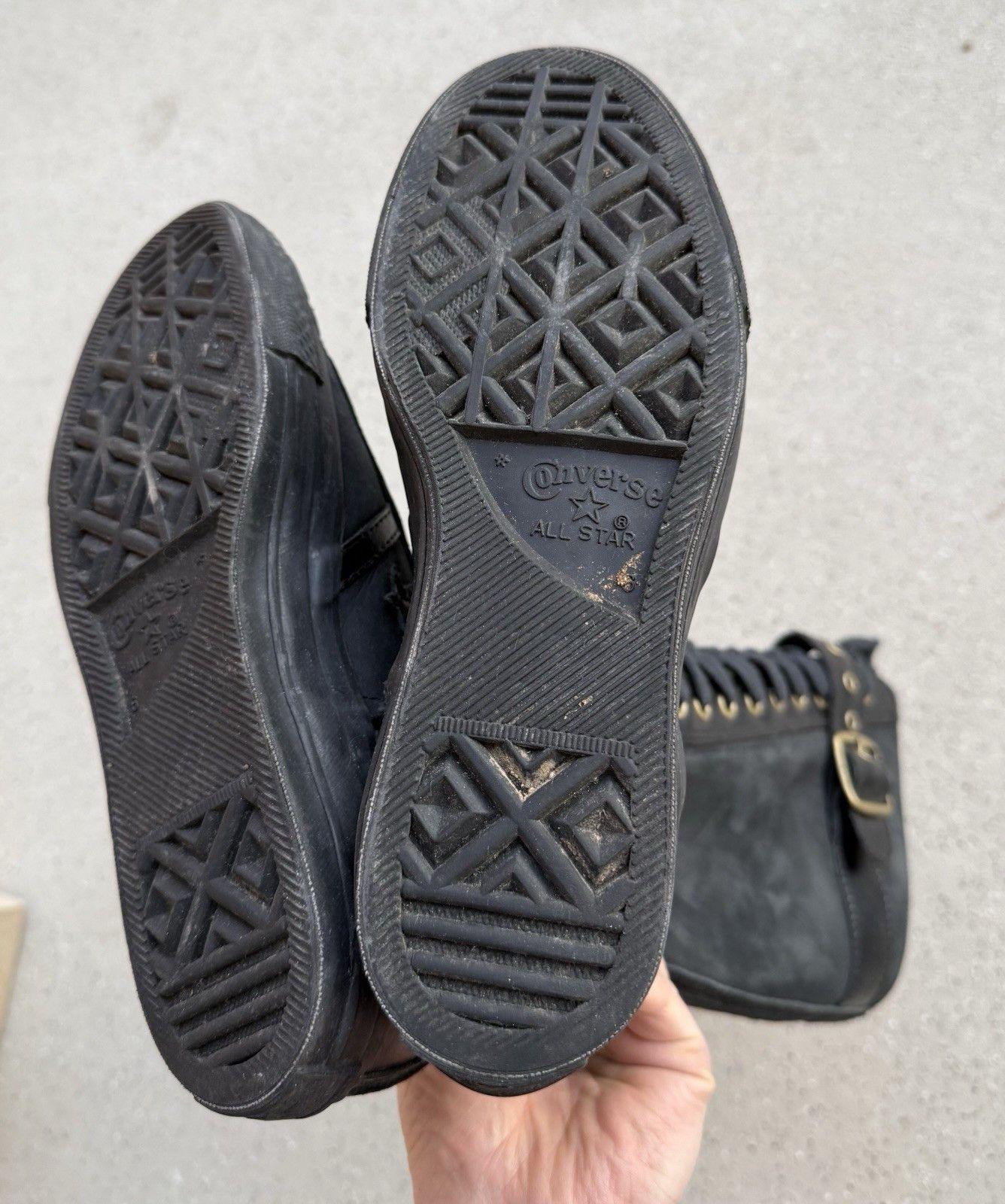 Converse Vintage Converse High Boxing Shoes Leather y2k Midcalf Size US 8 / IT 38 - 19 Thumbnail