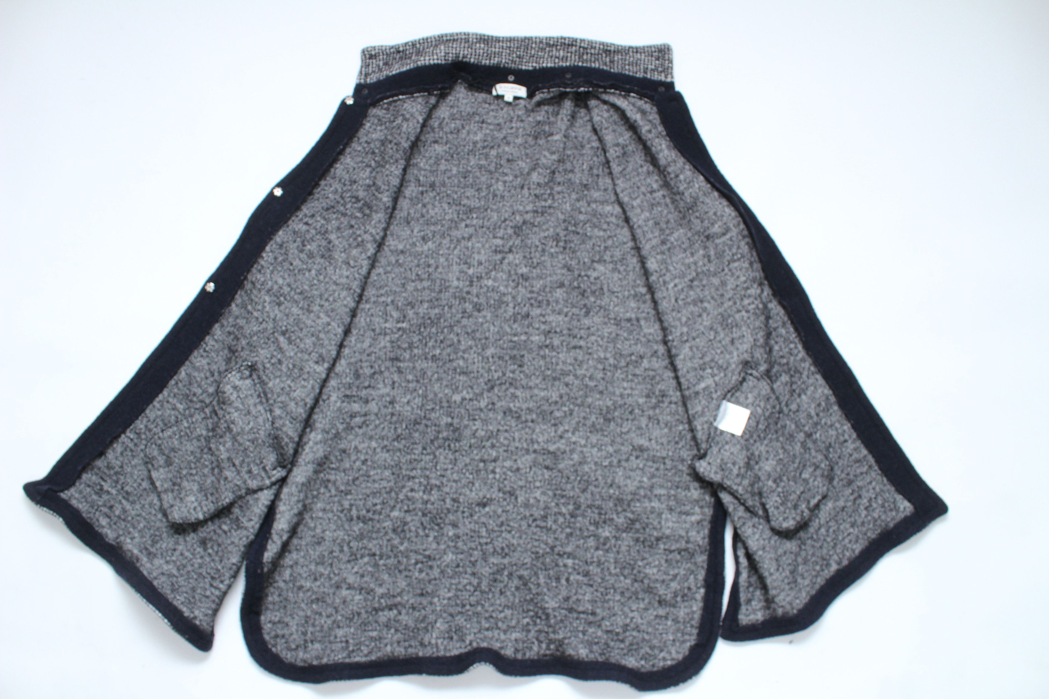 Vintage Roseanna Paris Oversized Melange Wool Knit Poncho Coat Size S / US 4 / IT 40 - 7 Thumbnail