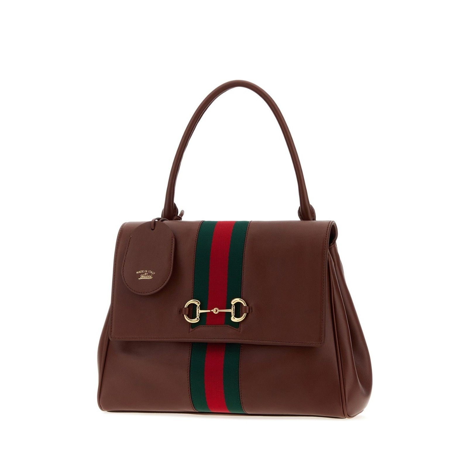 Salvatore Ferragamo GUCCI Paparazzo Medium $3650 Chestnut Leather Top Handle Bag Size ONE SIZE - 2 Thumbnail