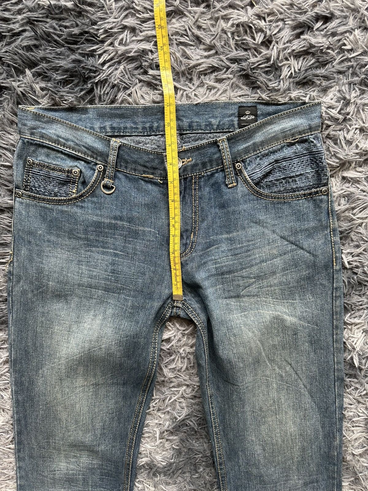 semanticdesign 2013FW Semanticdesign - jrock sashiko skull jeans Size US 32 / EU 48 - 14 Thumbnail