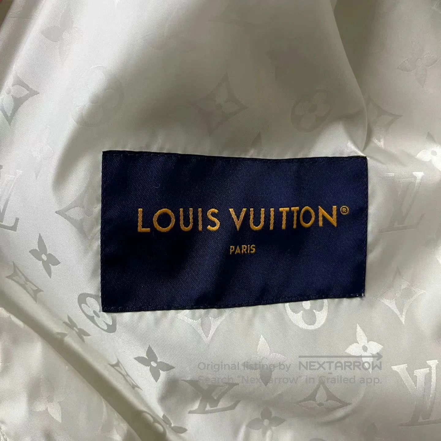 Louis Vuitton Louis Vuitton 25 White Ribbed Hem Fleece Coat. Size US XL / EU 56 / 4 - 2 Thumbnail