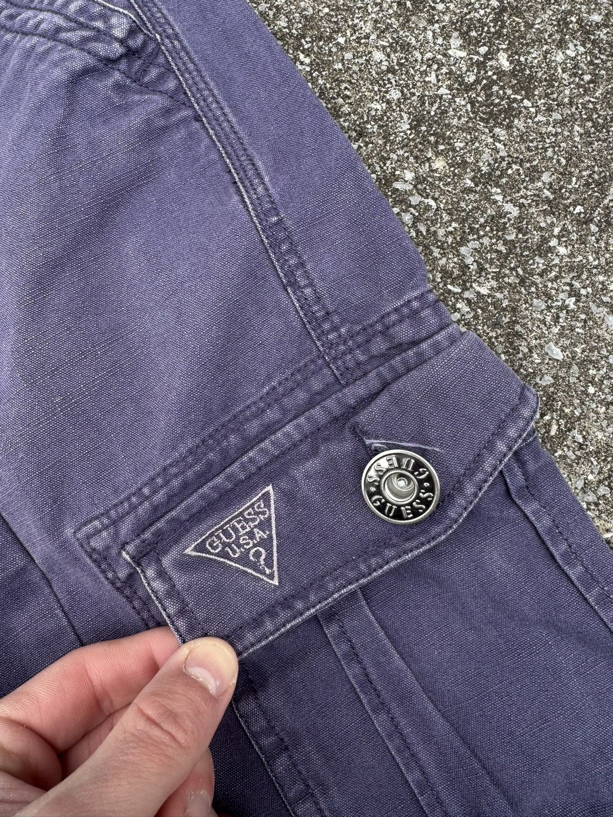 Guess Vintage Guess Jeans Beautifully Faded Essential Shorts Size US 34 / EU 50 - 4 Thumbnail
