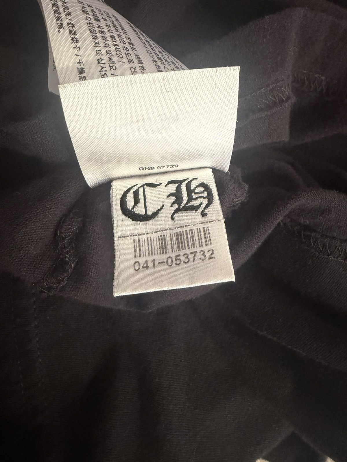 Chrome Hearts Chrome Hearts Pocket T-Shirt with neck design Size US L / EU 52-54 / 3 - 15 Thumbnail