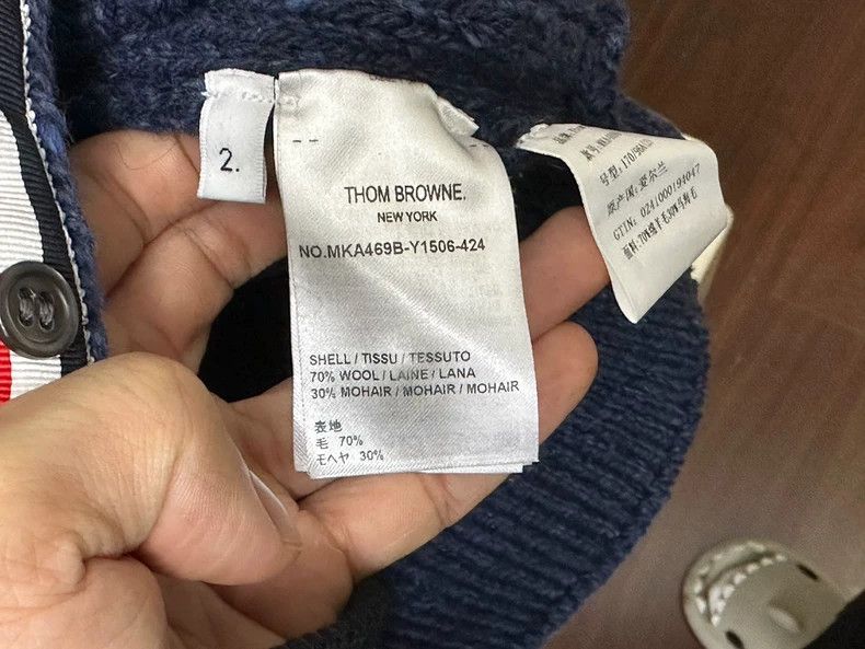 Thom Browne Thom browne Navy blue sweater 2503-Nextarrow Size US M / EU 48-50 / 2 - 4 Thumbnail