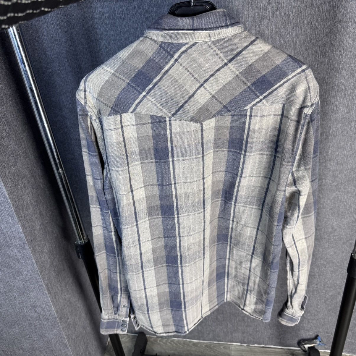 Allsaints Vintage allsaints shirt Checkered pocket y2k Size US M / EU 48-50 / 2 - 9 Thumbnail