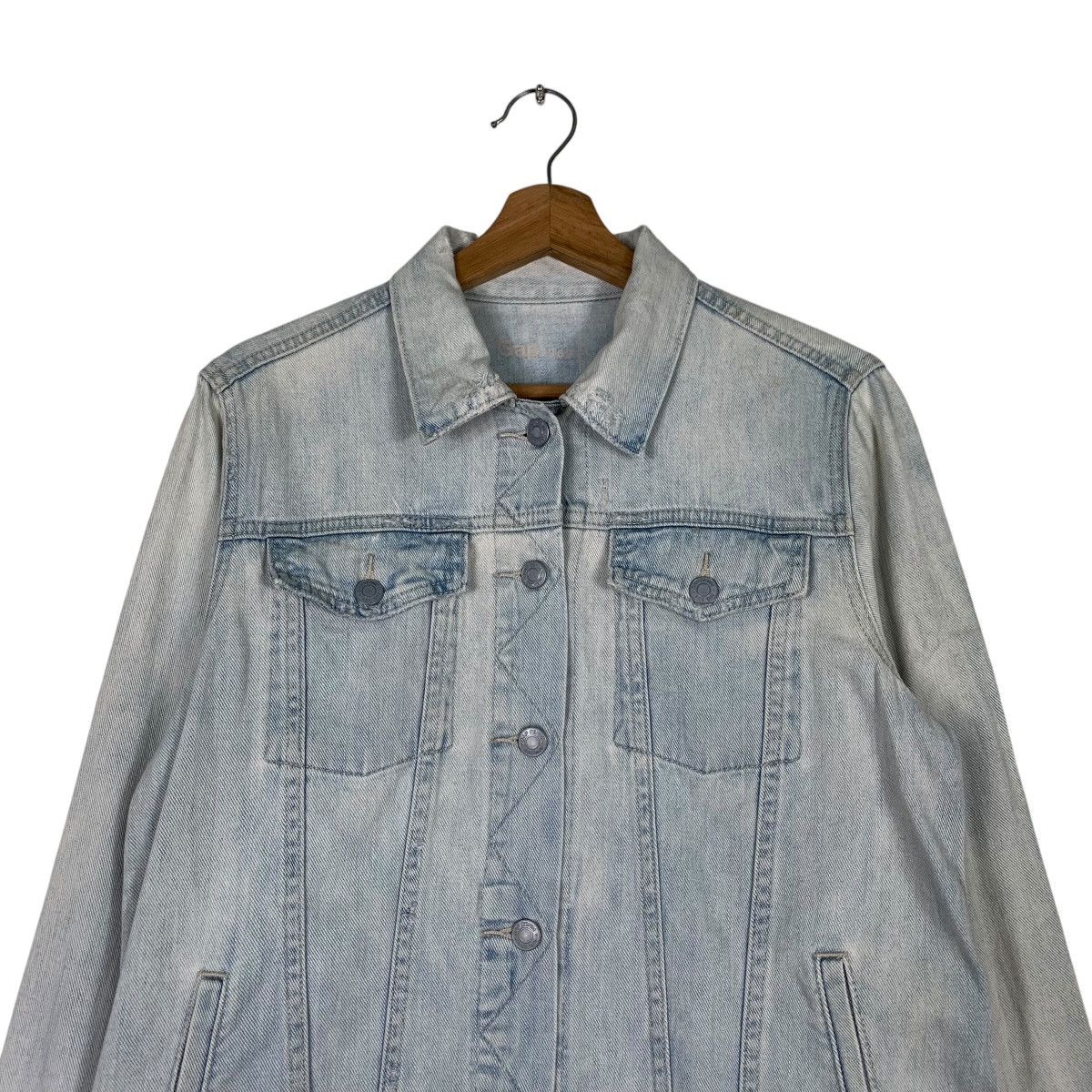 Gap GAP 1969 Washed Denim Jacket #1290-C58 Size L / US 10 / IT 46 - 2 Thumbnail
