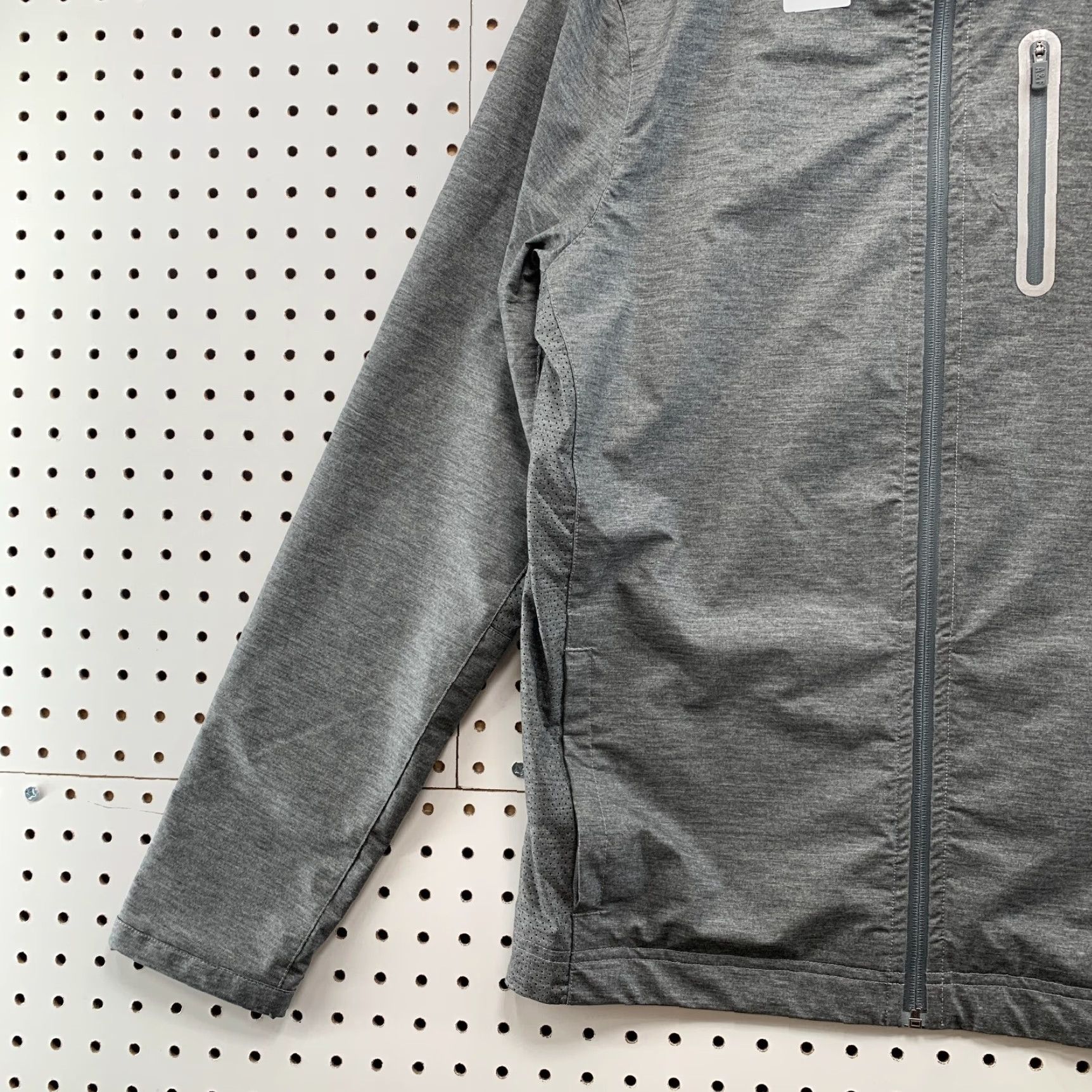 Abercrombie & Fitch Abercrombie & Fitch A&F Active Full Zip WAXED Jacket Gray Adult Medium Size US M / EU 48-50 / 2 - 3 Thumbnail
