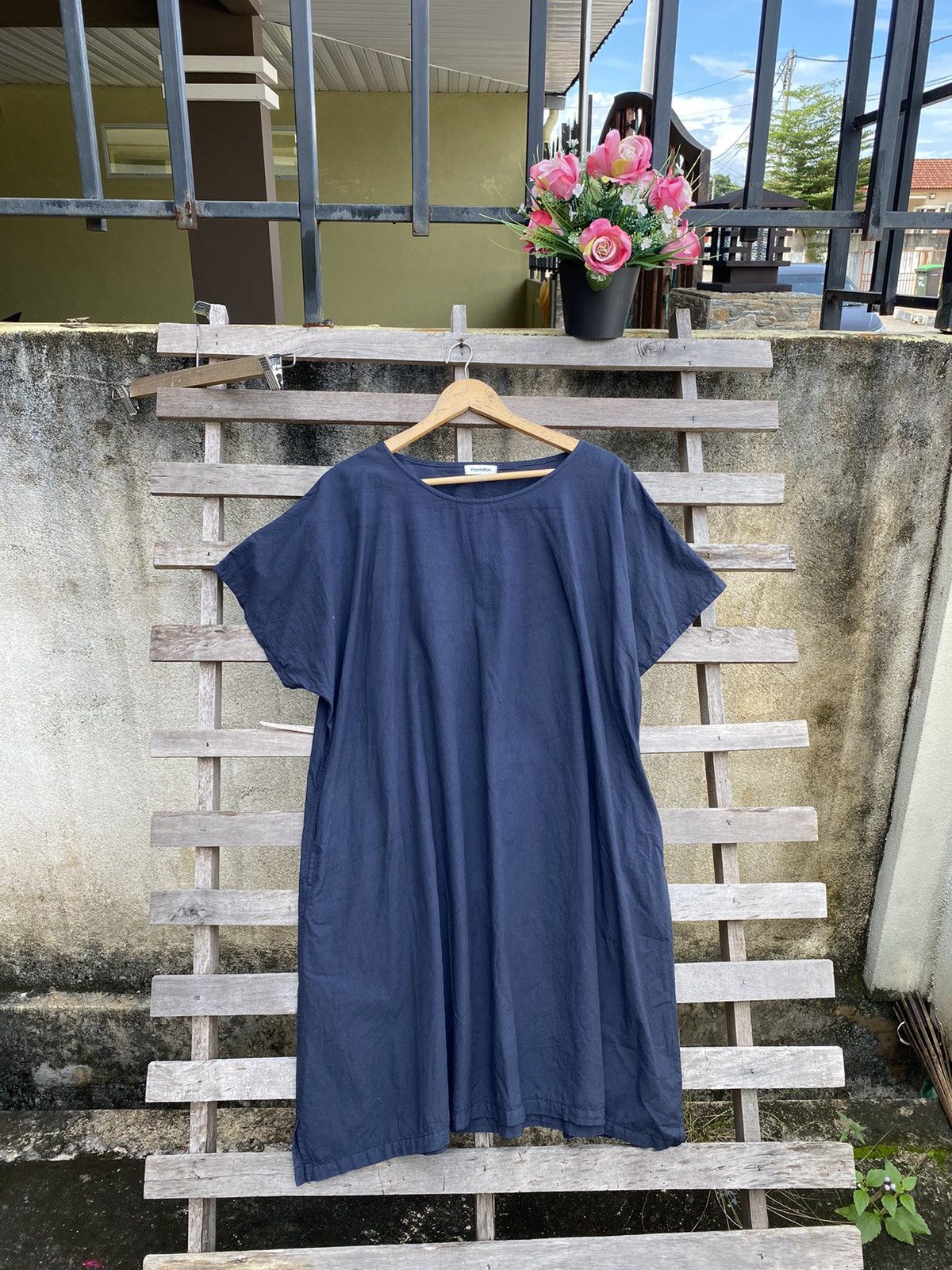 Issey Miyake Plantation By Issey Miyake Short Sleeve Dress Size ONE SIZE - 1 Thumbnail