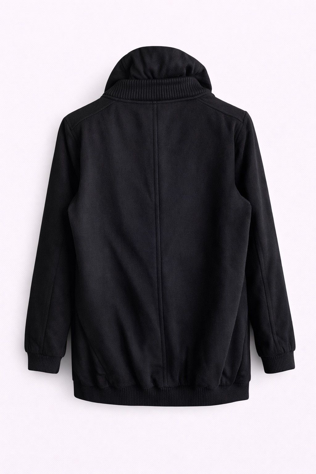 Issey Miyake mercibeaucoup, Black Wool Blend Padded Coat Hooded Jacket Size US S / EU 44-46 / 1 - 2 Thumbnail