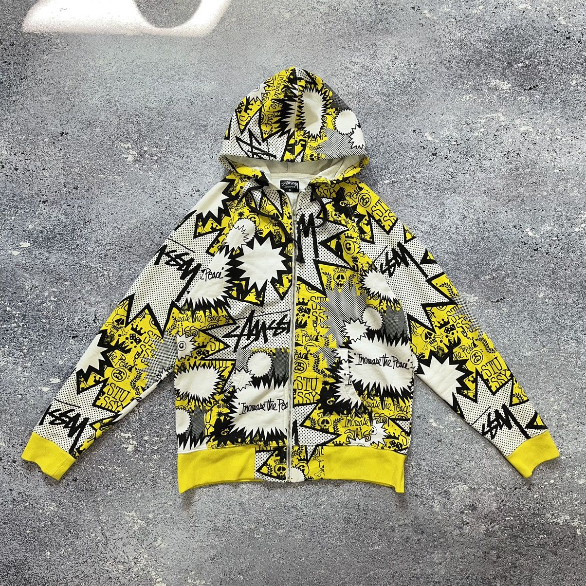 トップス 00s OLD STUSSY zip hoodie Stussy early 00's Skull & Roses Zip-up Hoodie - S | eBay