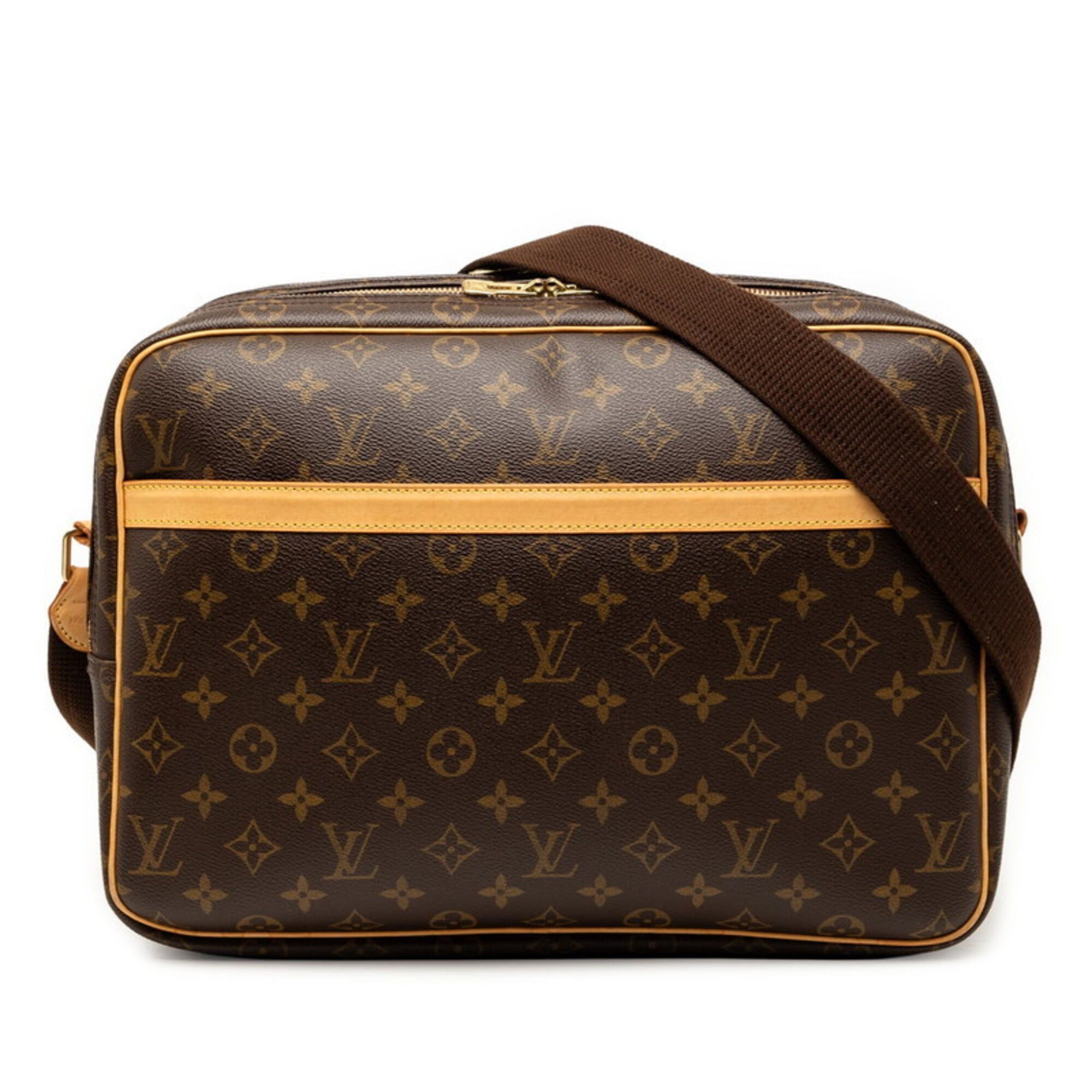 Louis Vuitton Louis Vuitton Monogram Reporter GM Crossbody Shoulder Bag M45252 Brown Leather Women's LOUIS VUITTON Size ONE SIZE - 1 Thumbnail