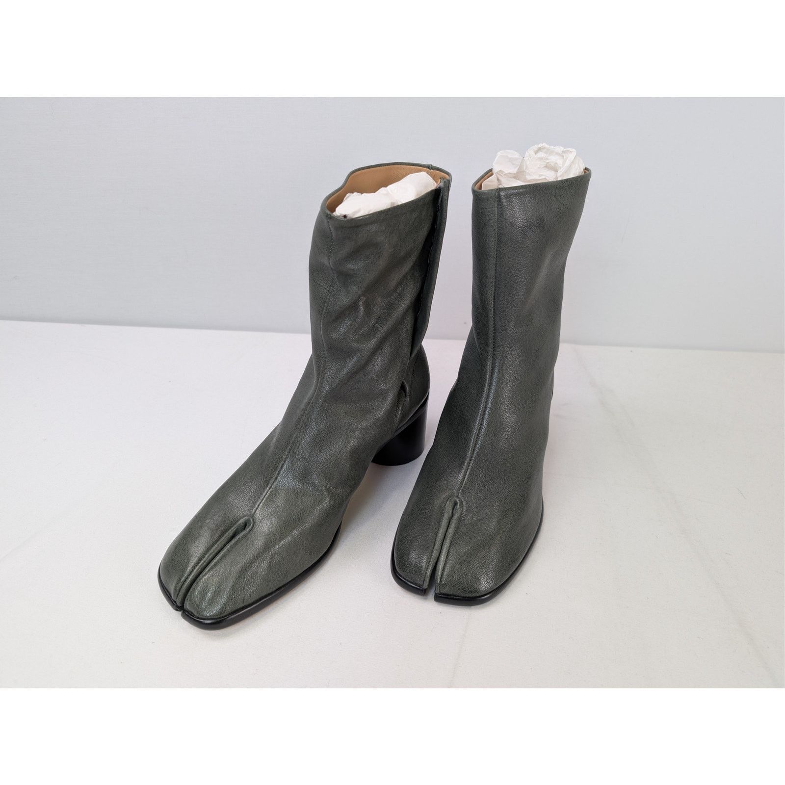 Maison Margiela o1rshd1 Tabi High Boots in Green 44 Size US 11 / EU 44 - 8 Thumbnail
