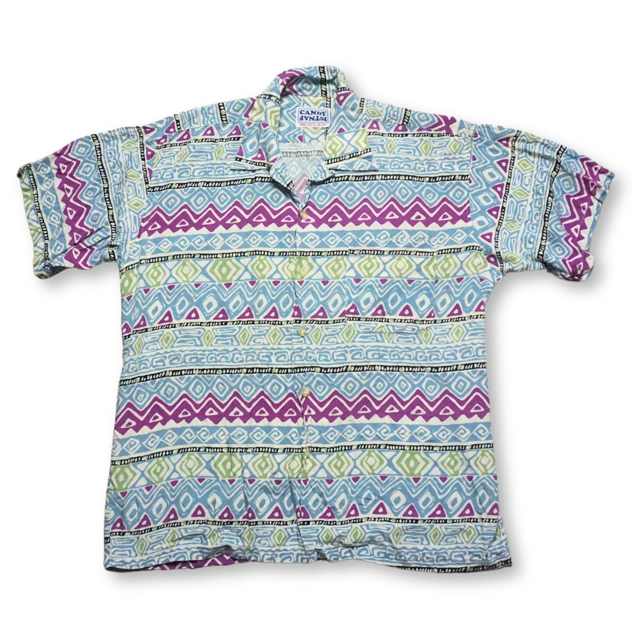 Japanese Brand × Native CANDY ISTNAF Hawaiian Boho Casual Short Sleeves Shirt Size US L / EU 52-54 / 3 - 2 Thumbnail