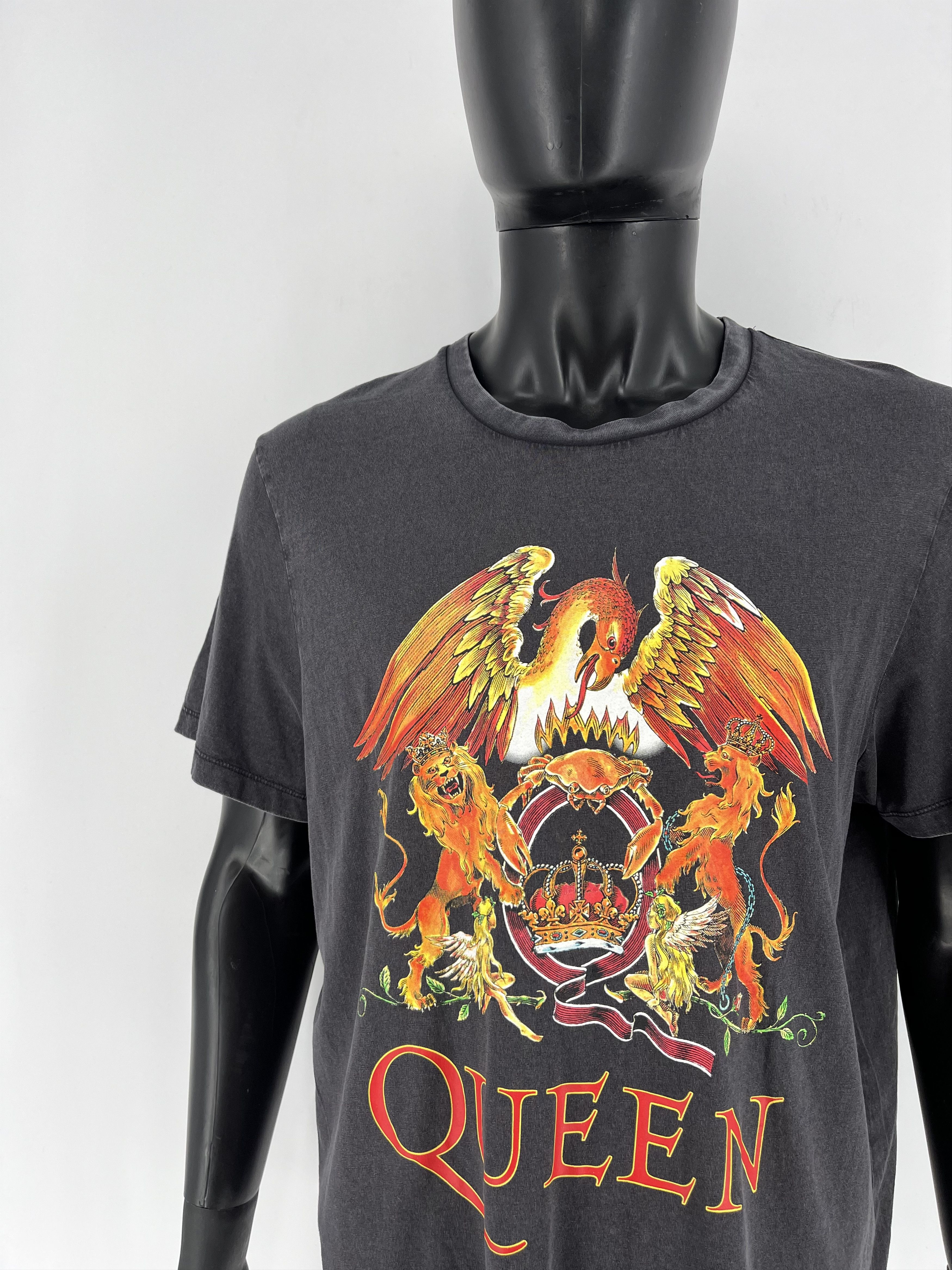 Band Tees × Vintage Mens Vintage QUEEN T Shirt Rock Band Tee Size US L / EU 52-54 / 3 - 6 Thumbnail