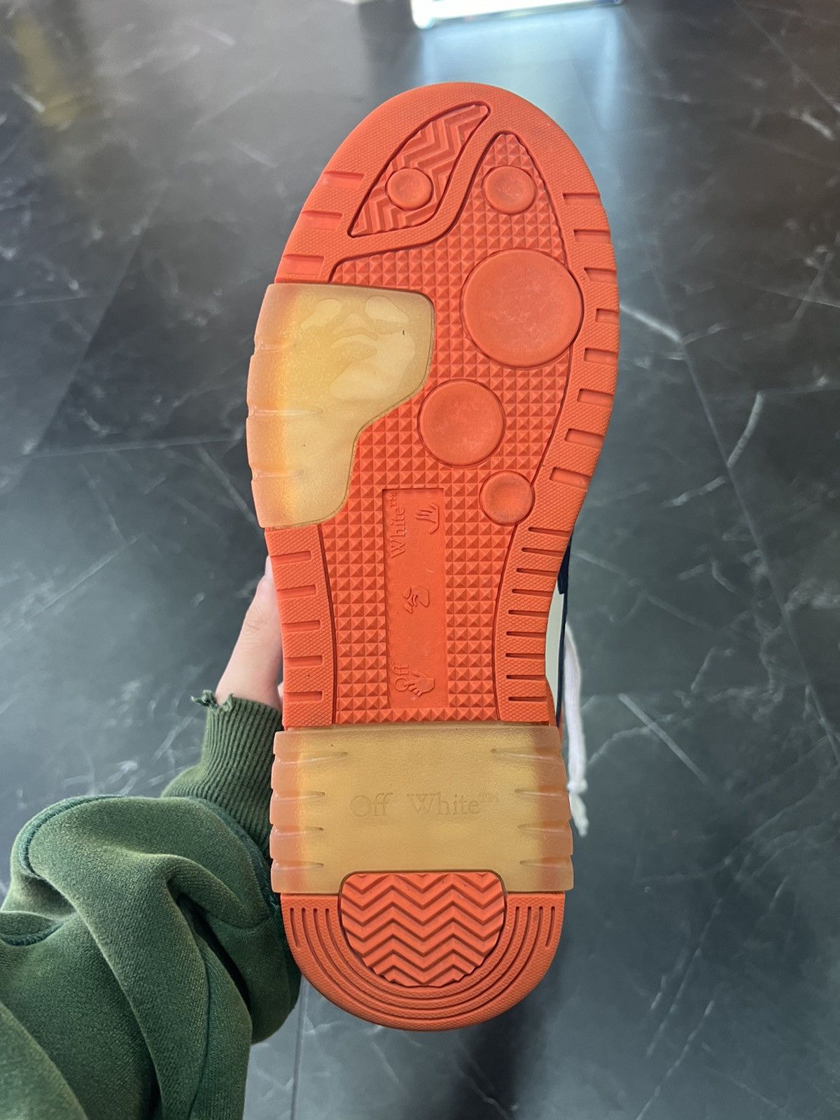 Off-White Off-White Out of the Office “Orange / Blue” Size US 9.5 / EU 42-43 - 5 Thumbnail