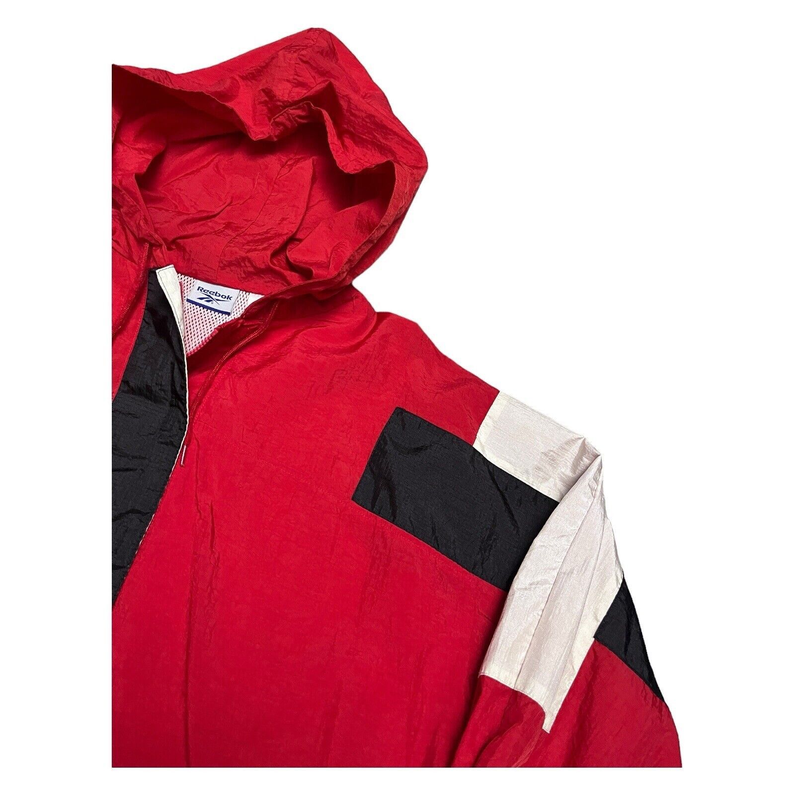 Reebok VINTAGE Y2K Reebok Red Light Windbreaker Streetwear Jacket Size US L / EU 52-54 / 3 - 5 Thumbnail