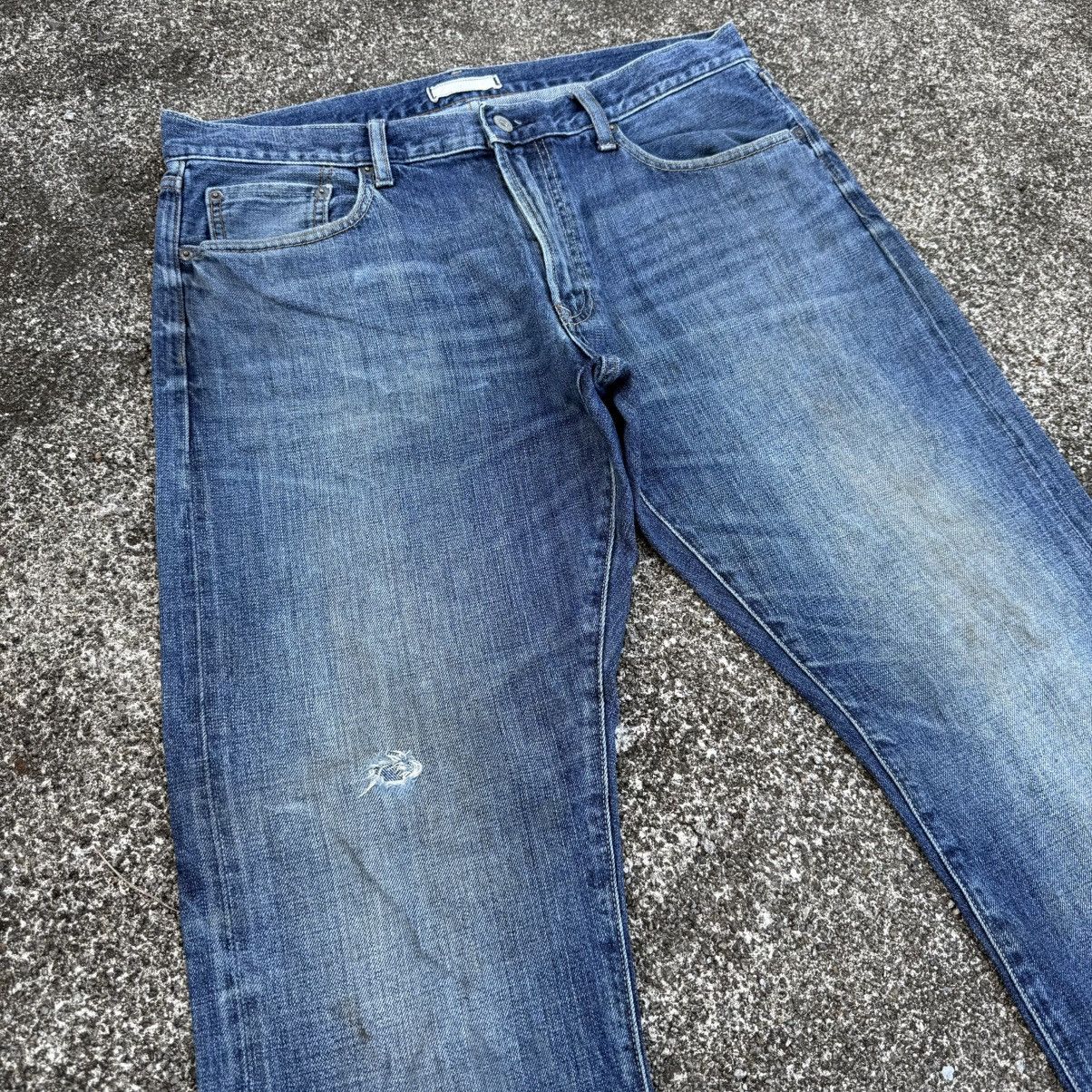 Japanese Brand VINTAGE JAPANESE SELVEGE DENIM FADED JEANS PANTS Size US 36 / EU 52 - 6 Thumbnail