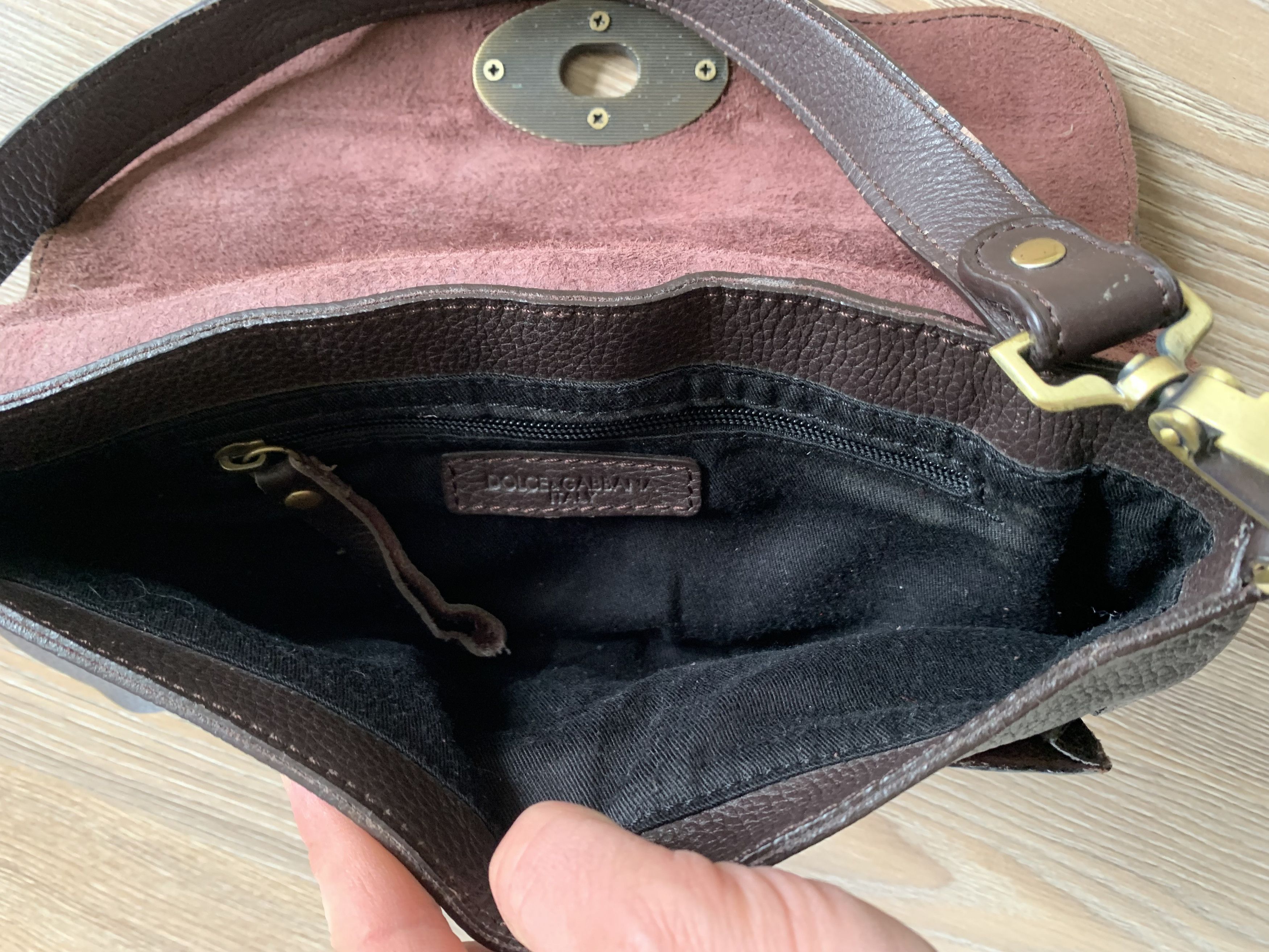 Dolce & Gabbana Dolce & Gabbana Vintage Brown Leather Mini Bag Size ONE SIZE - 8 Thumbnail