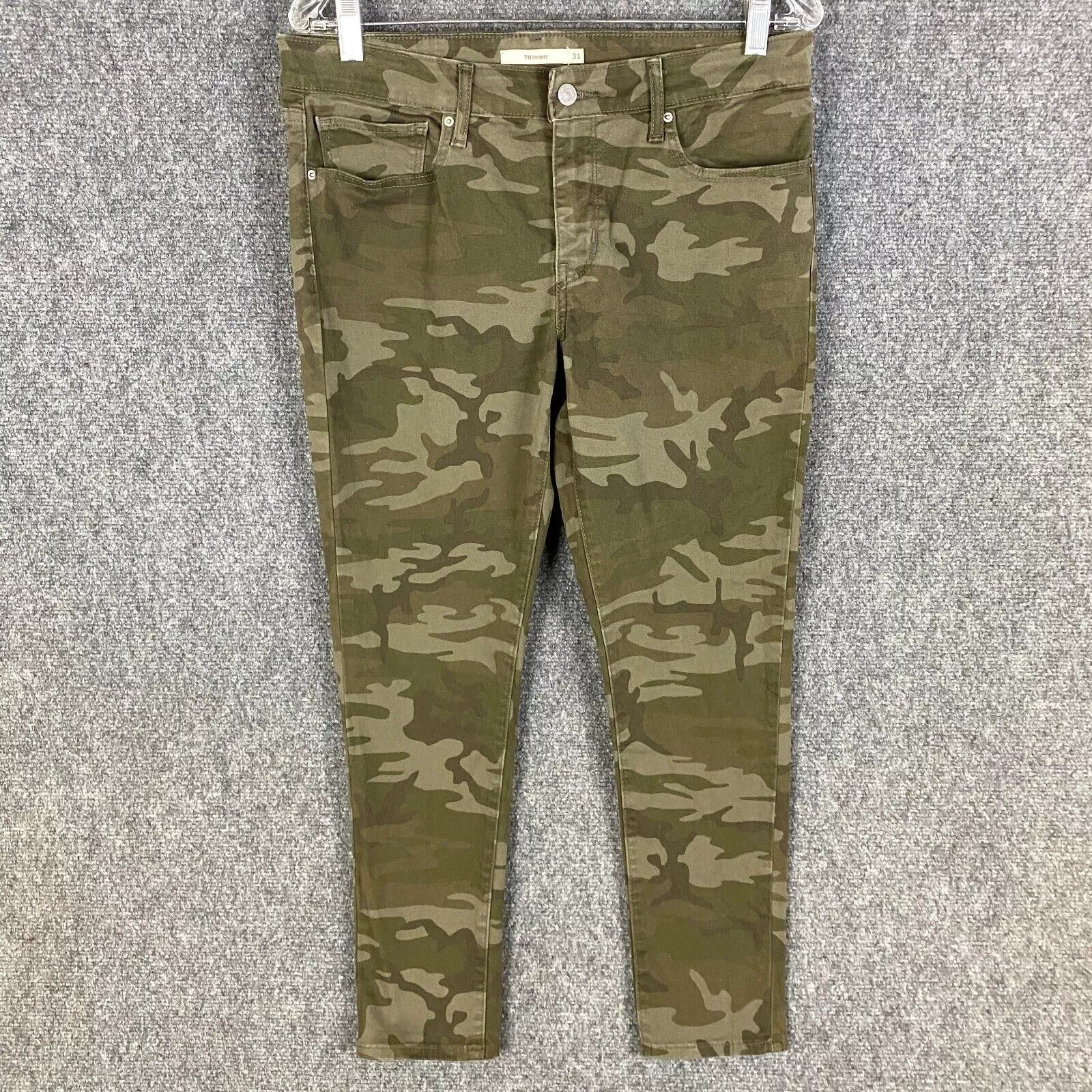 Levi's Levi's Jeans Women's Size 31 Skinny 711 Camouflage Stretch Size 31" - 1 Thumbnail