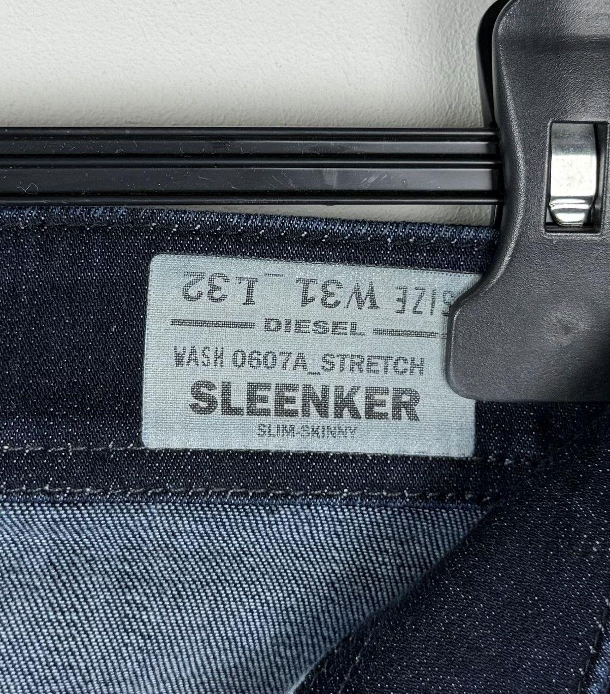 Diesel Diesel Sleenker Slim Skinny Jeans Size W31 L32 Navy Blue Size US 31 - 9 Thumbnail