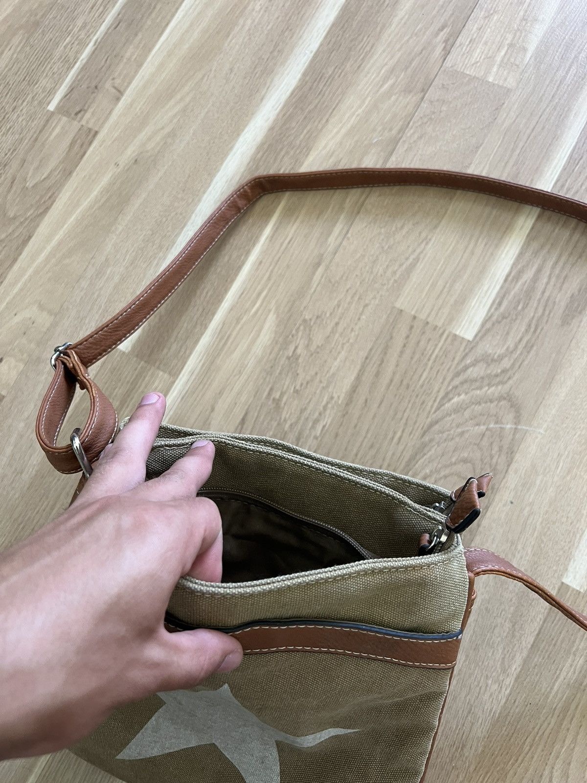 Diesel × Japanese Brand × Vintage Vintage diesel military avant garde messenger bag 90s y2k Size ONE SIZE - 5 Thumbnail