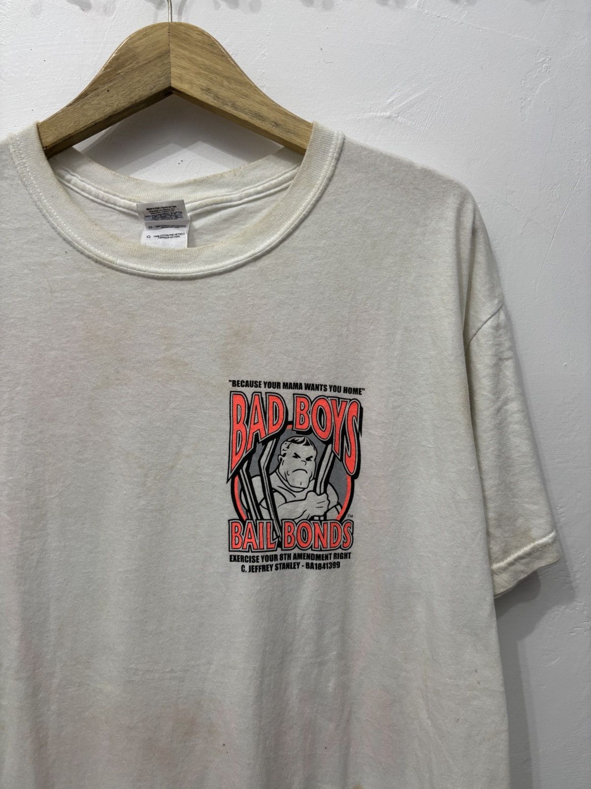 Gildan Vintage Y2K Bad Boy Bail Bonds Art Size US L / EU 52-54 / 3 - 3 Thumbnail