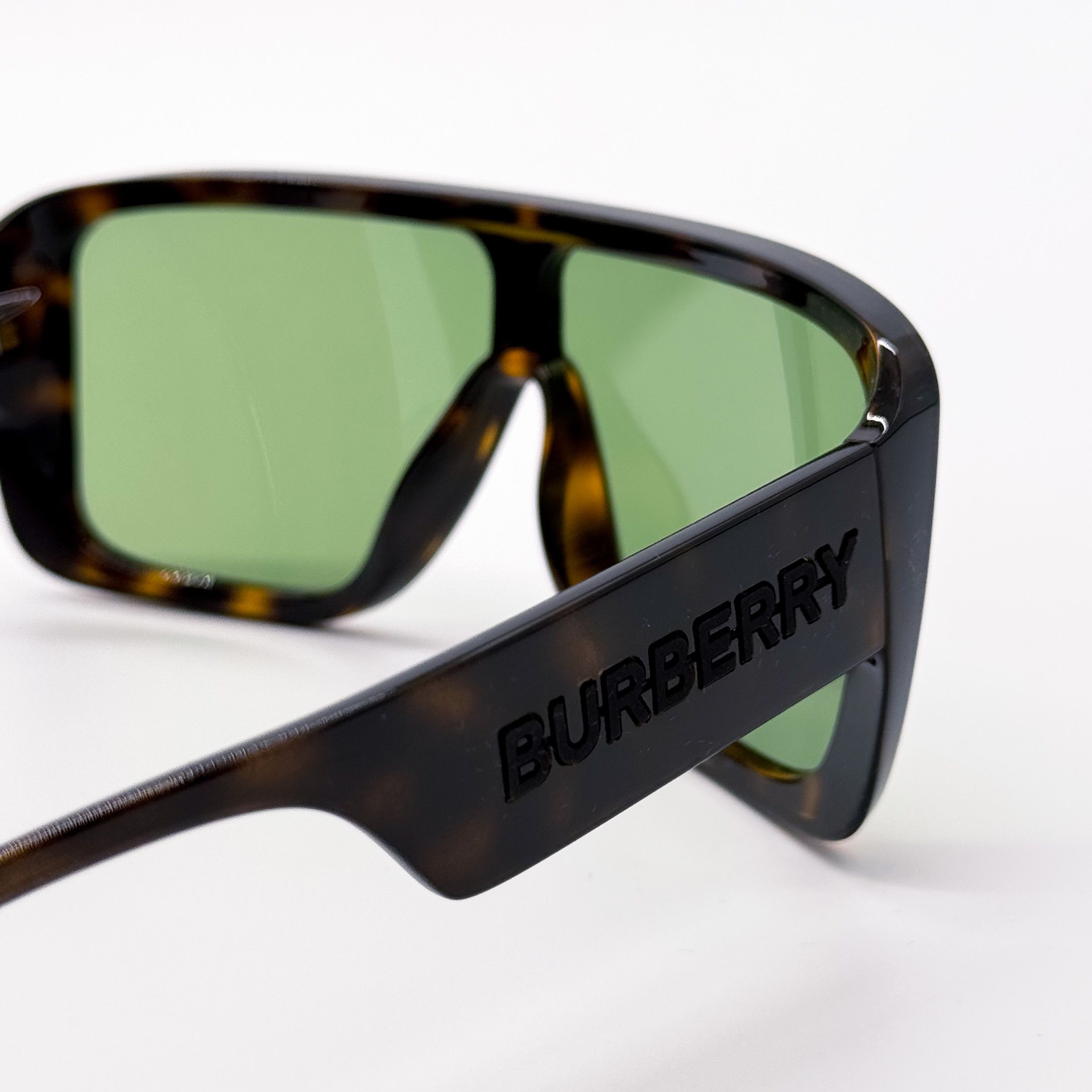 Burberry NEW BURBERRY BE4401U 3002/2 DARK HAVANA/GREEN MEN SUNGLASSES Size ONE SIZE - 7 Thumbnail