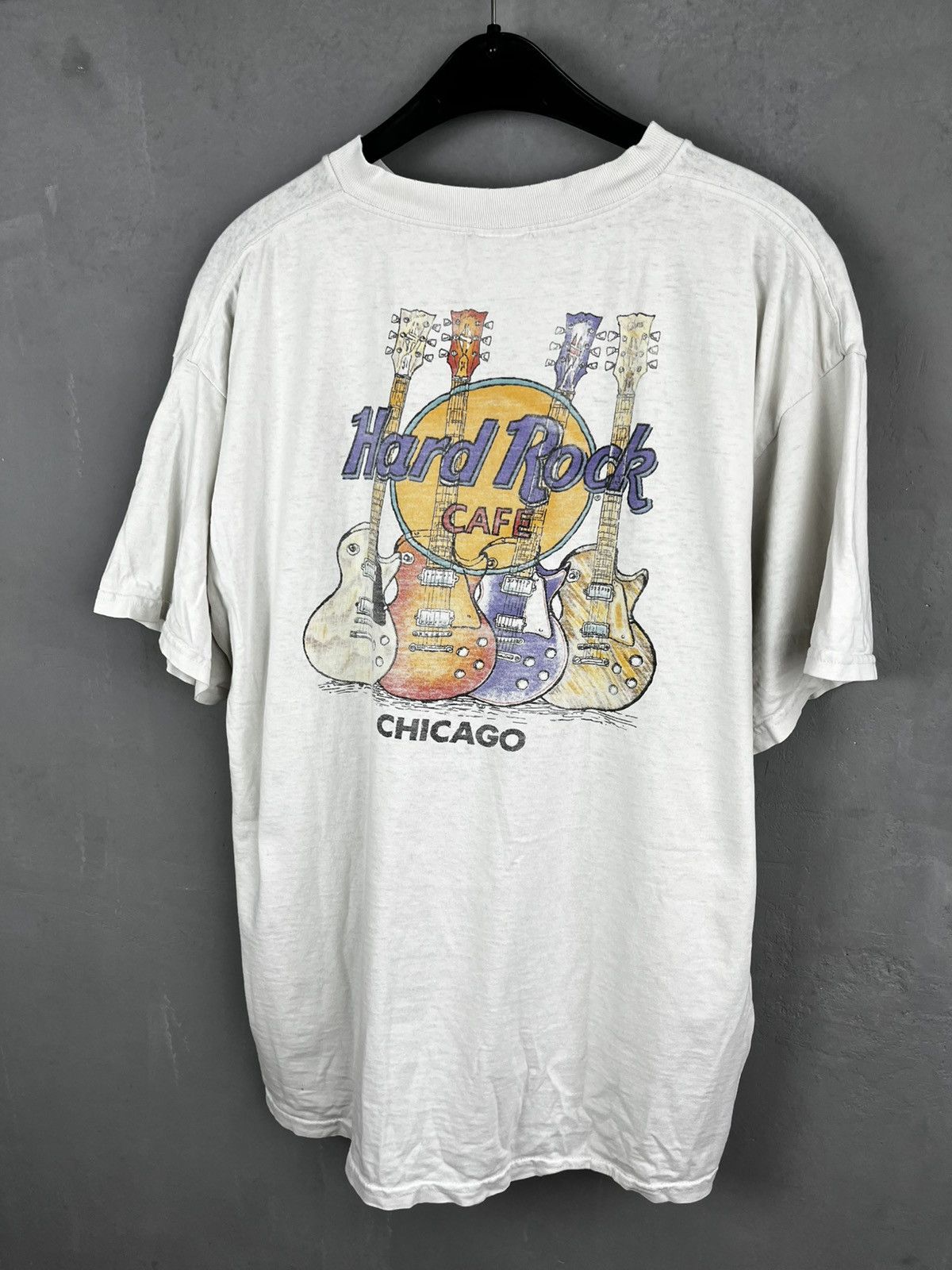 Hard Rock Cafe Hard Rock Chicago t shirt vintage Size US XL / EU 56 / 4 - 1 Thumbnail