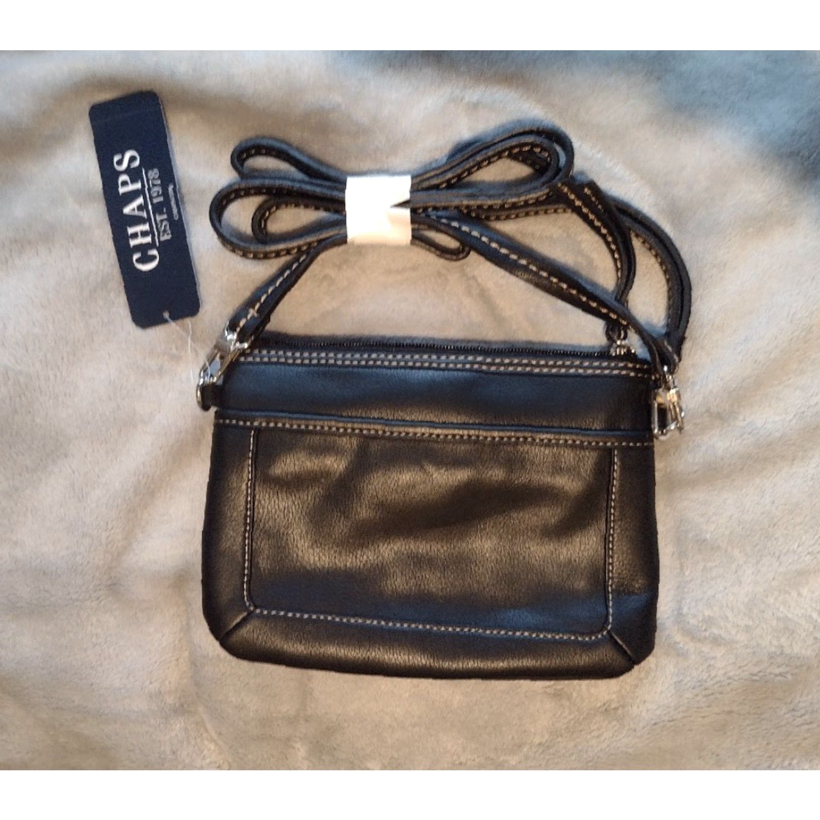 Chaps Chaps Avery Convertible Wristlet Black Small Womens Size ONE SIZE - 5 Thumbnail