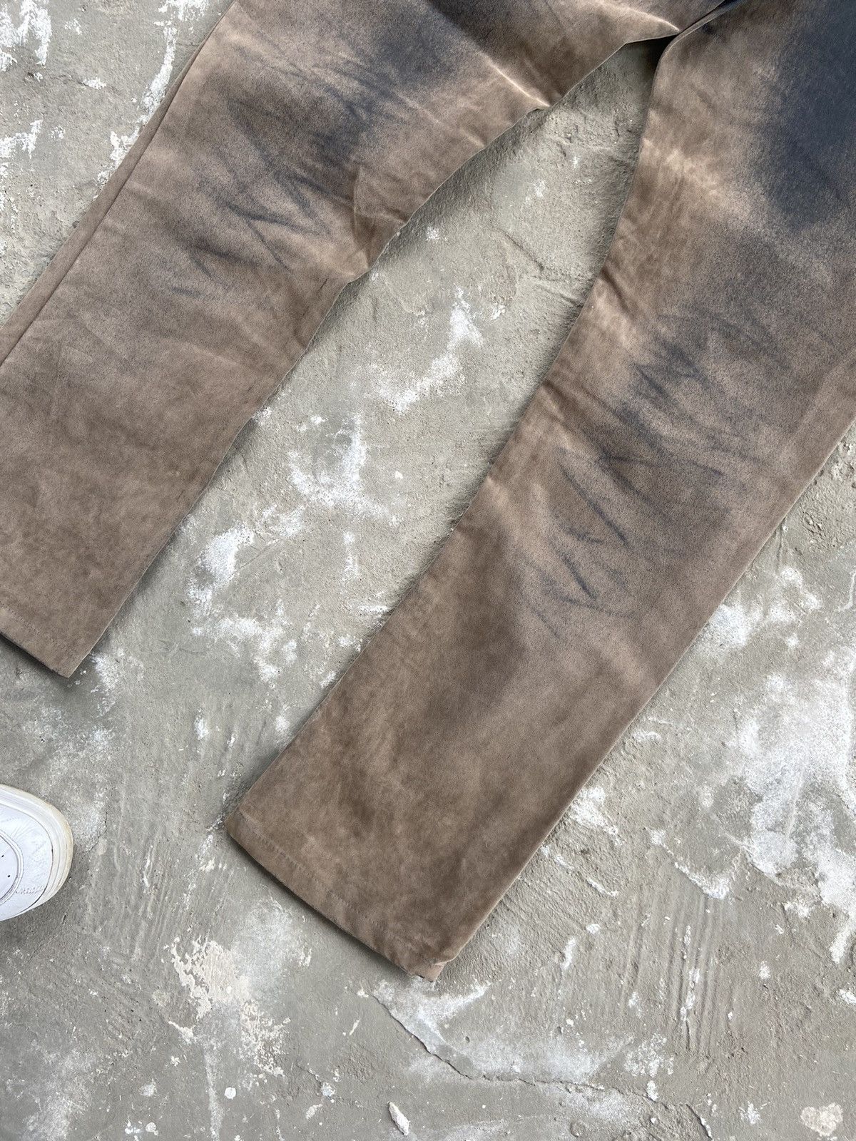 If Six Was Nine × Japanese Brand Vintage Y2K Faded Waxed Jeans Size US 34 / EU 50 - 13 Thumbnail