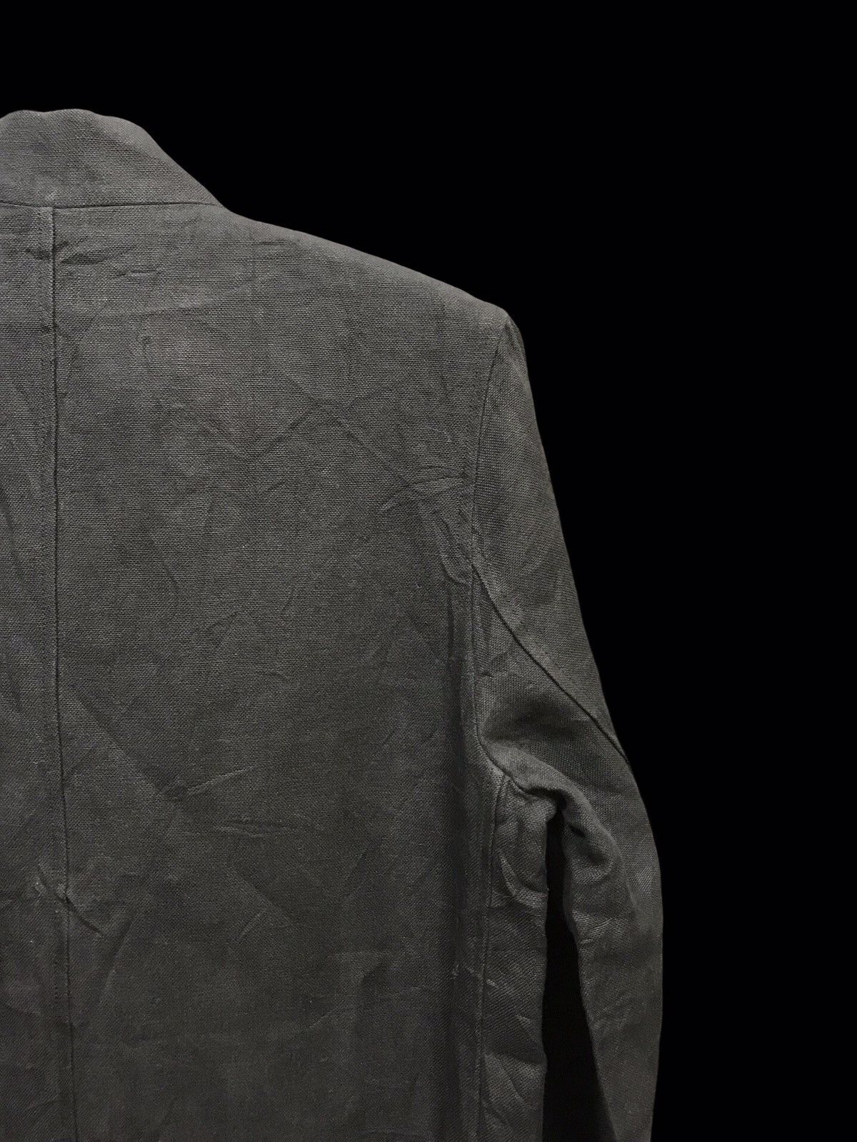 wjk 💥MINIMALIST STYLE💥wjk Japan Designer Linen Long Coat Size US L / EU 52-54 / 3 - 8 Thumbnail