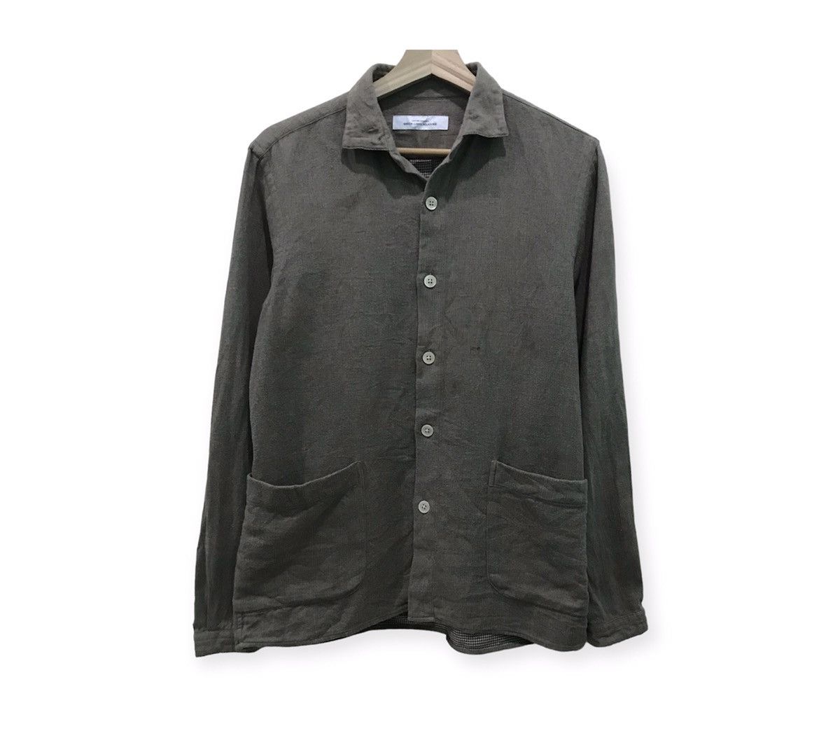 Flannel × United Arrows United Arrows Plain Flannel Shirt Size S / US 4 / IT 40 - 1 Thumbnail