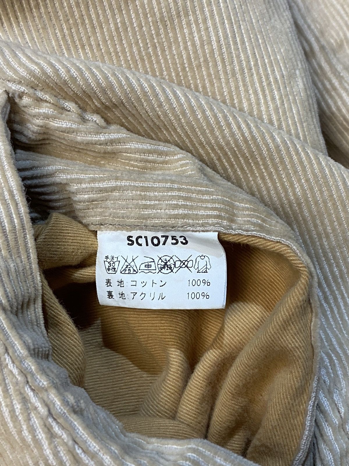 Sugar Cane × Vintage VTG SUGARCANE CALIFORNIA FLEECE LINE CORDUROY JACKET Size US L / EU 52-54 / 3 - 10 Thumbnail