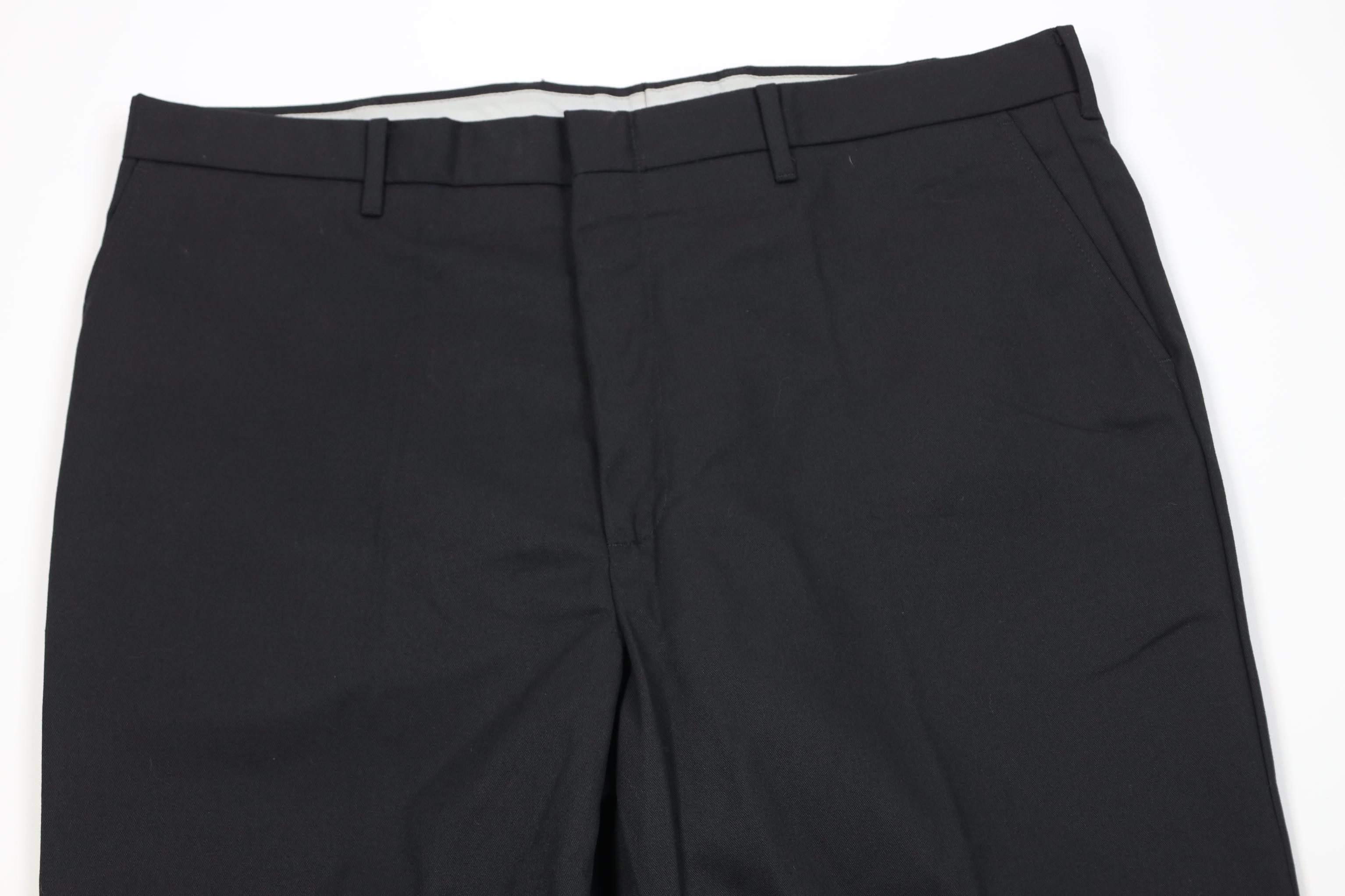 Vintage Vintage 70s Streetwear Flared Wide Leg Chino Pants Black USA Size US 42 / EU 58 - 2 Thumbnail