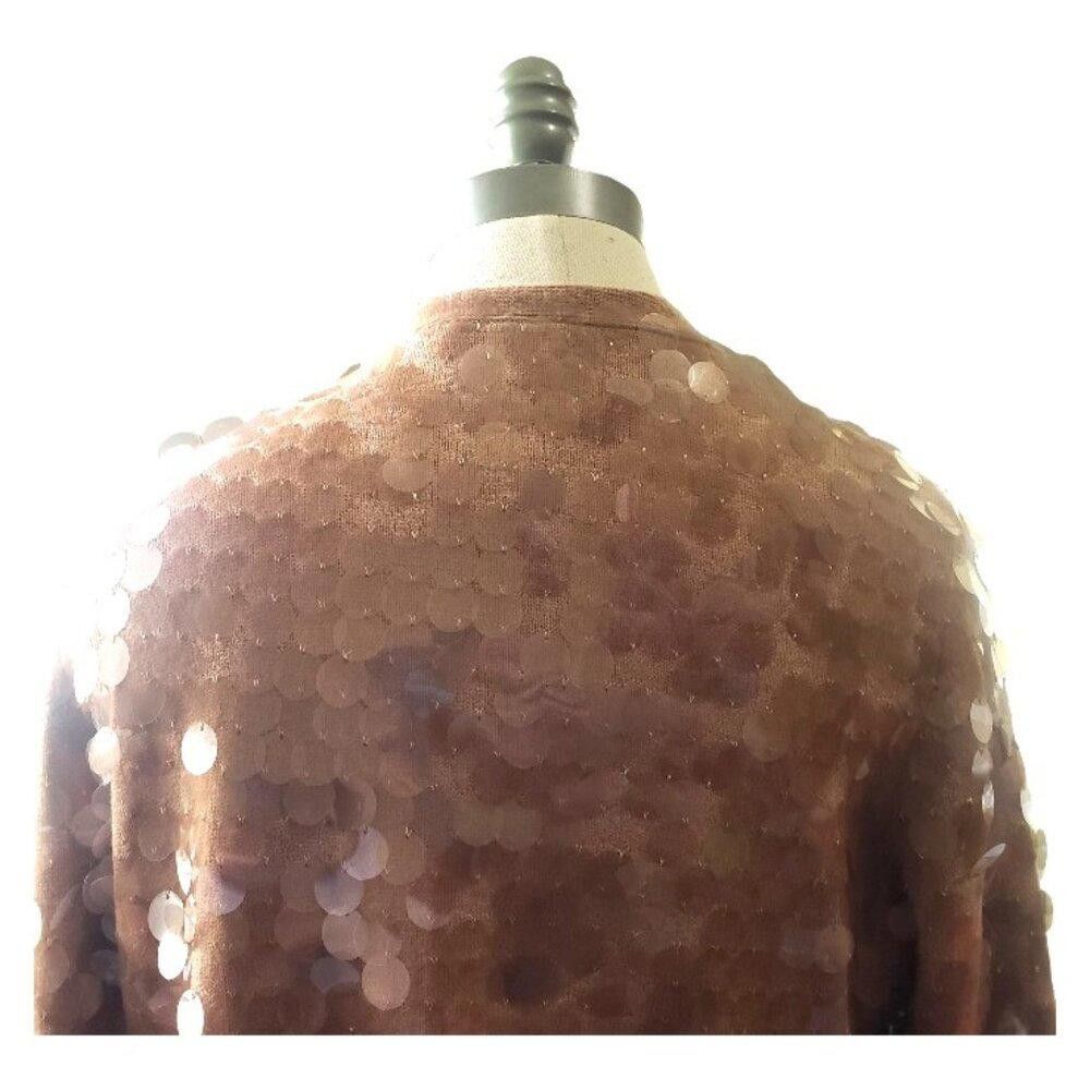 Chicos CT1633 Chico's Sequin Cardigan Sweater M Size M / US 6-8 / IT 42-44 - 7 Thumbnail