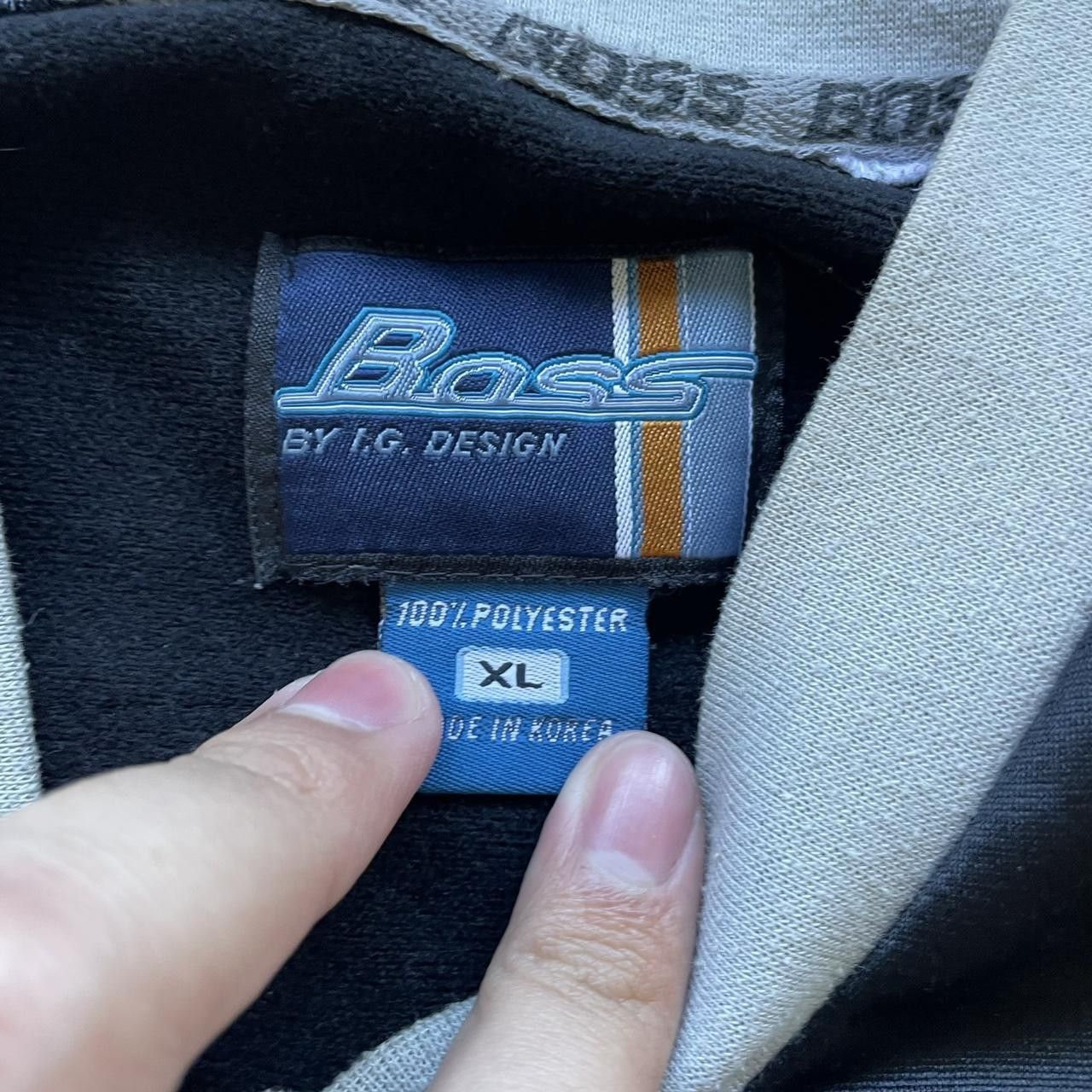 Hugo Boss × Vintage Vintage Y2K 90's 2000's BOSS Baggy Black Jersey Size US XL / EU 56 / 4 - 5 Thumbnail