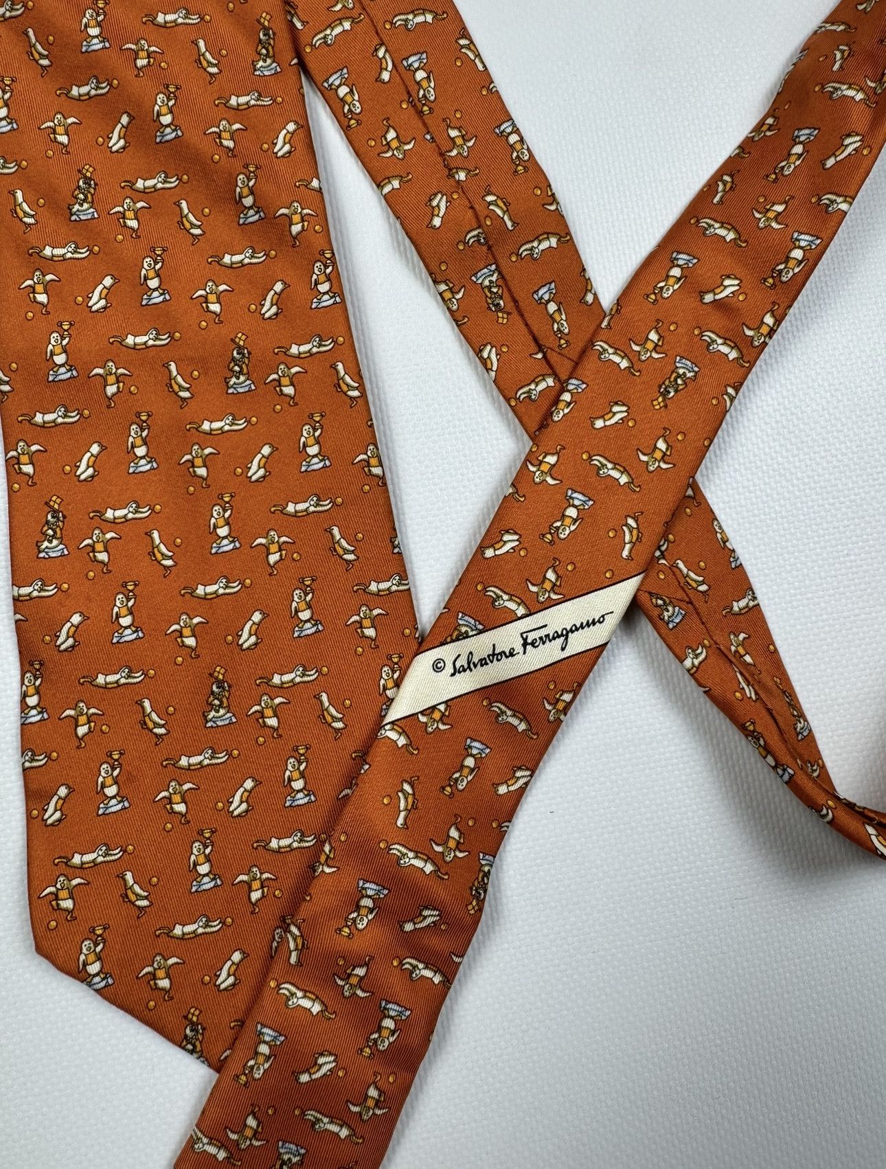 Salvatore Ferragamo Selvatore Ferragamo Tie Size ONE SIZE - 5 Thumbnail
