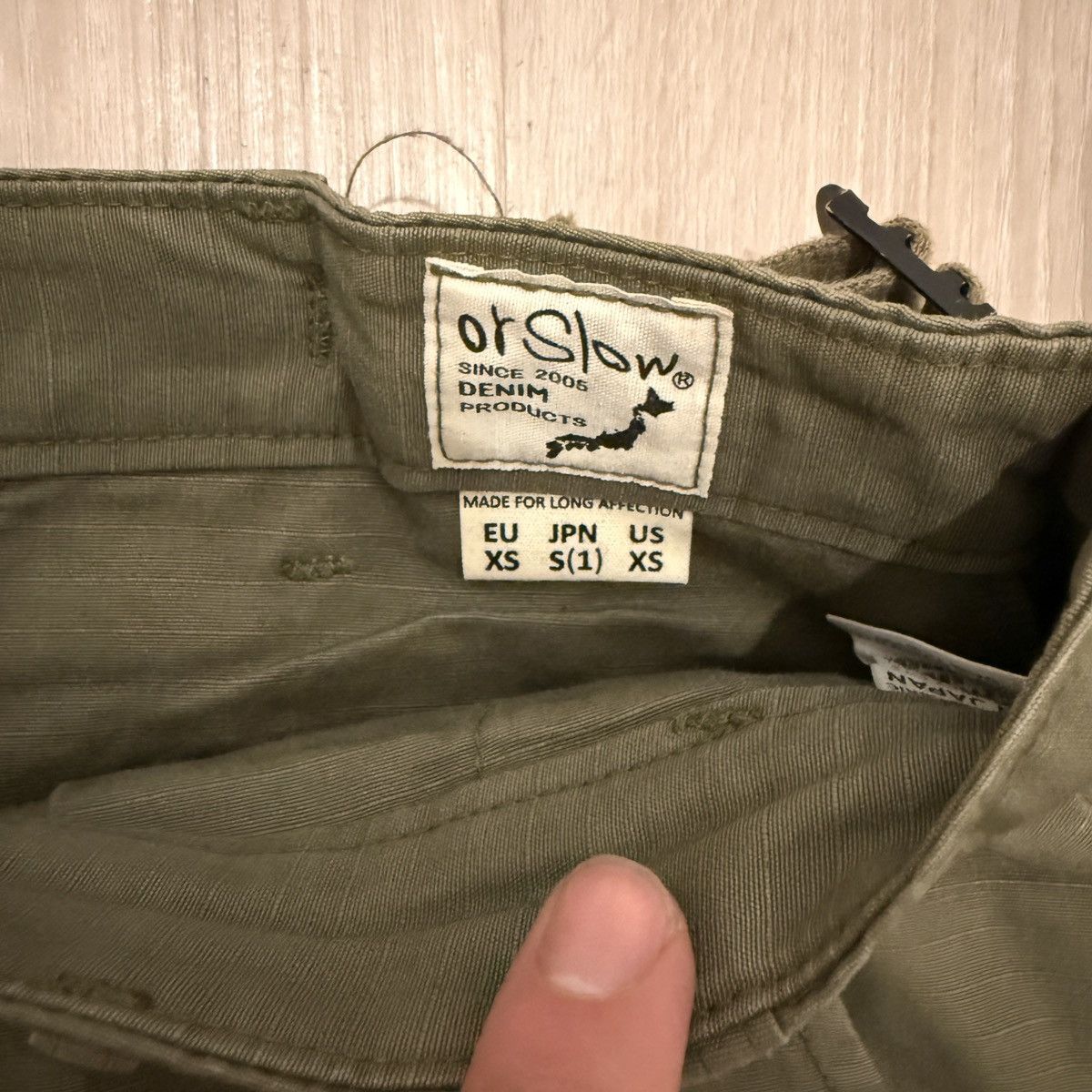 Orslow Orslow - 6 Pocket Cargo Pants - Olive - 1 Size US 30 / EU 46 - 2 Thumbnail