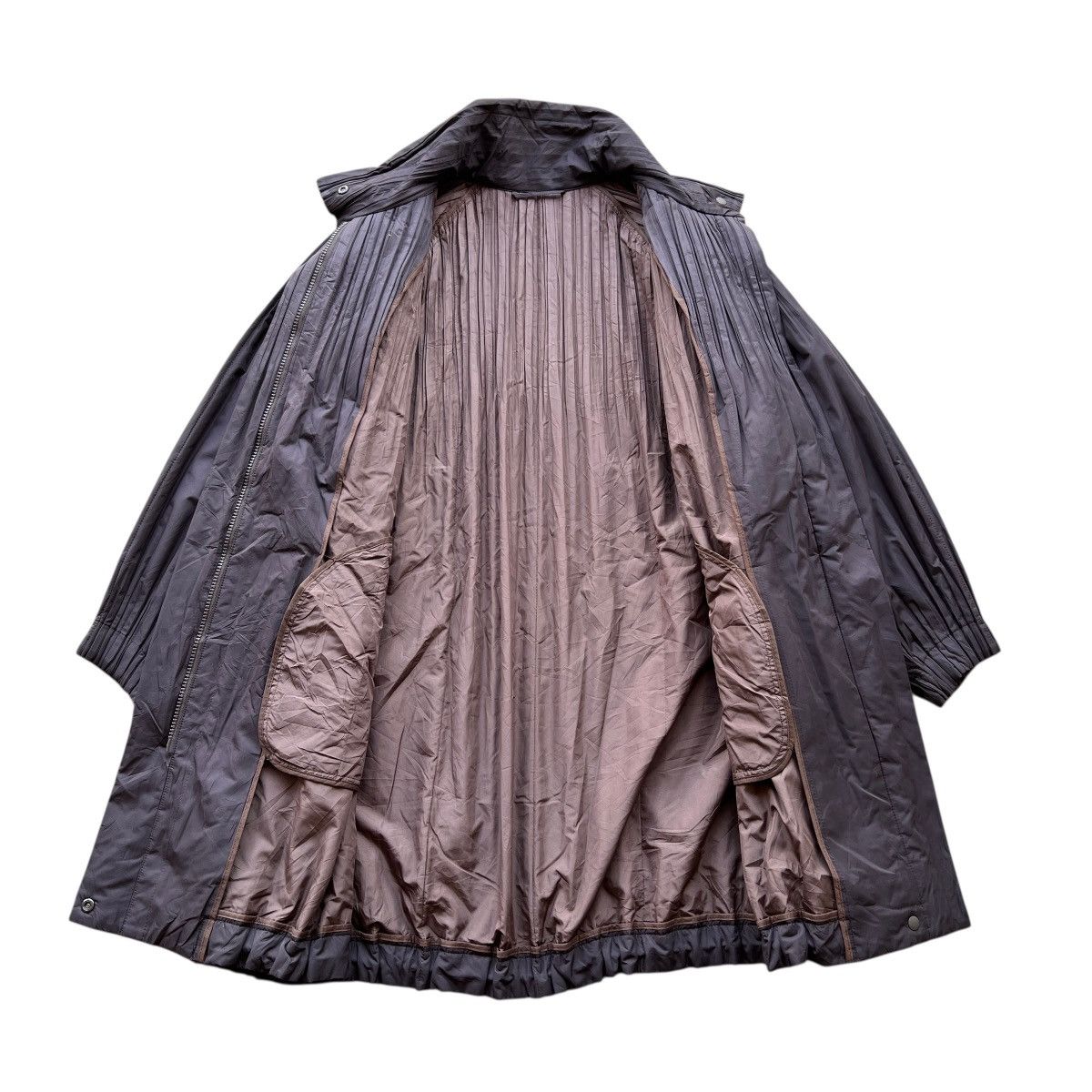 Pleats Please Issey Miyake 🔥 Pleats Please Issey Miyake Zipper Pleats Coat Jacket Size US L / EU 52-54 / 3 - 5 Thumbnail