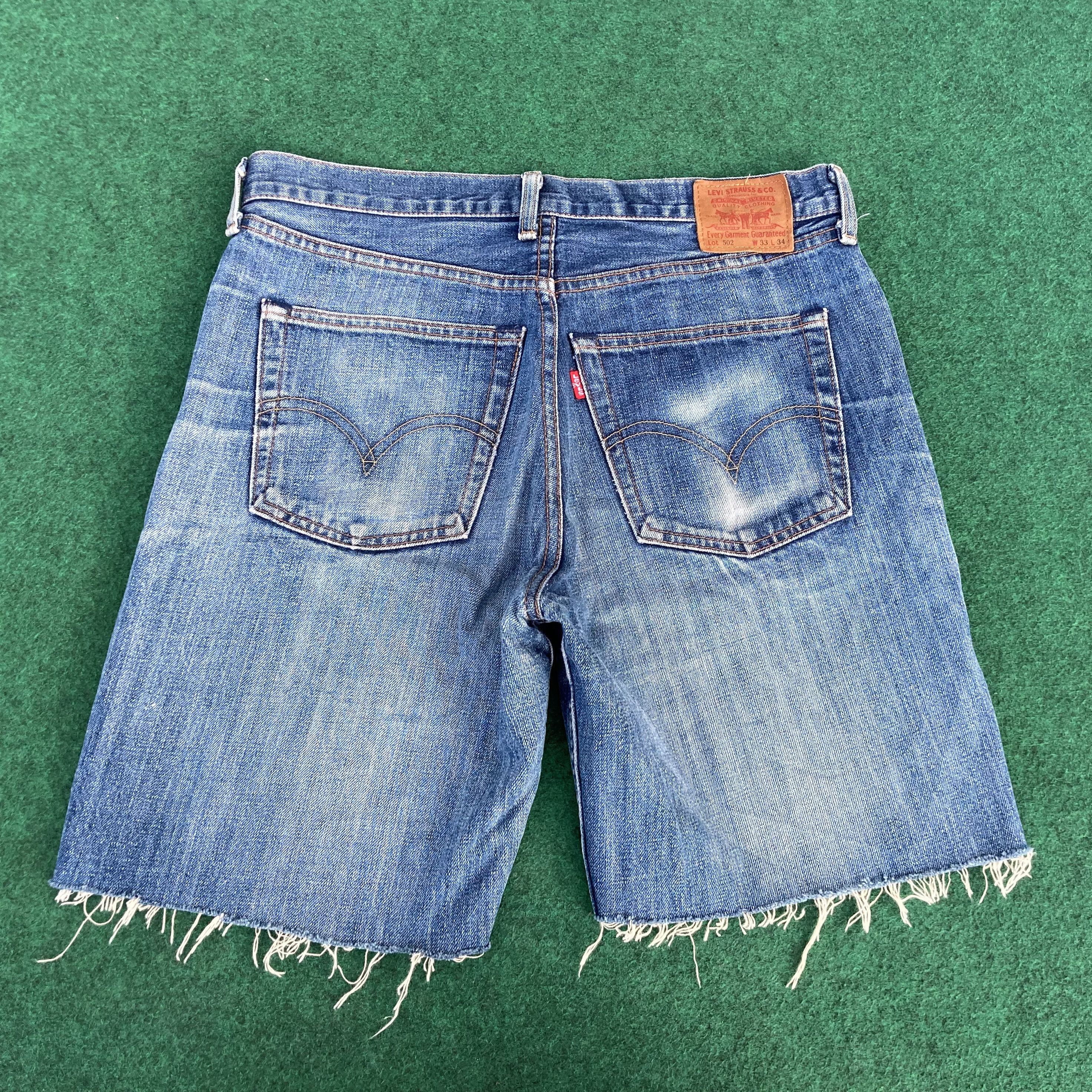 Levi's 32x8 Vintage Levis 502 Short Sz 32 Jorts Jeans Size US 32 / EU 48 - 10 Thumbnail