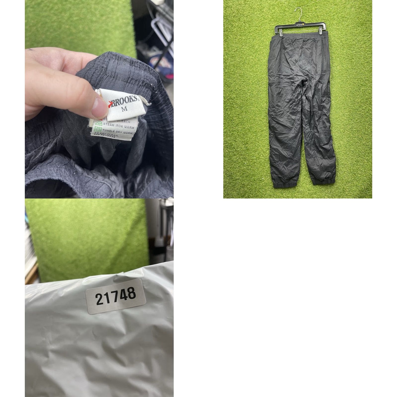Brooks Brothers Brooks Brothers Goretex Pants Mens Regular Black Rain Hiking Outdoor Pants Size US 31 - 8 Thumbnail