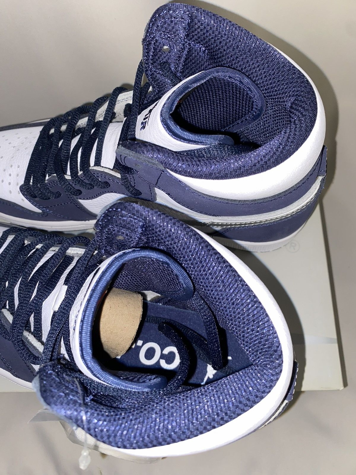 Jordan Brand × Nike Air Jordan 1 Retro High CO.JP Midnight Navy 2020 Size US 9.5 / EU 42-43 - 7 Thumbnail