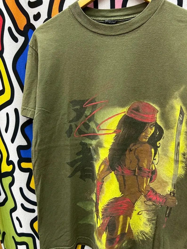 Vintage Vintage 2000s Elektra Marvel tshirt size M Size US M / EU 48-50 / 2 - 1 Thumbnail