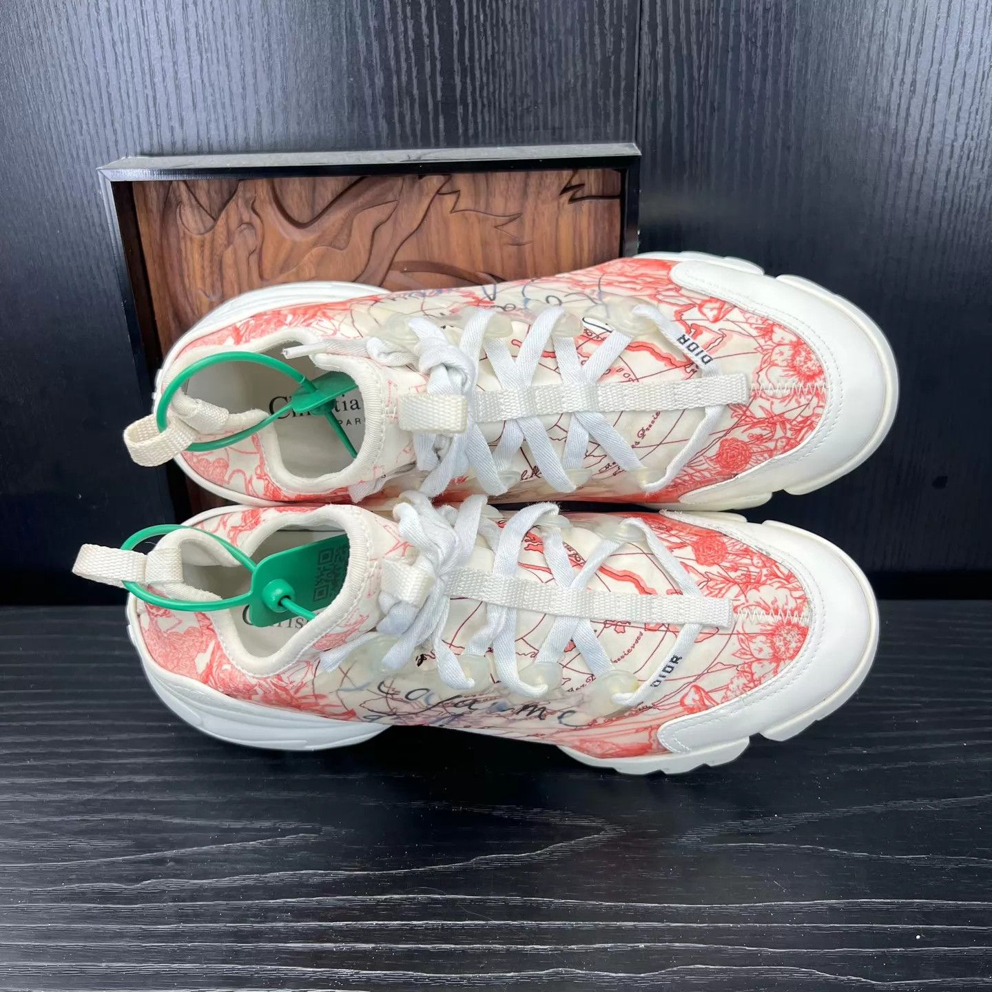 Dior DIOR D-Connect Red & White Size 39 Boxed New Size US 8.5 / IT 38.5 - 8 Thumbnail