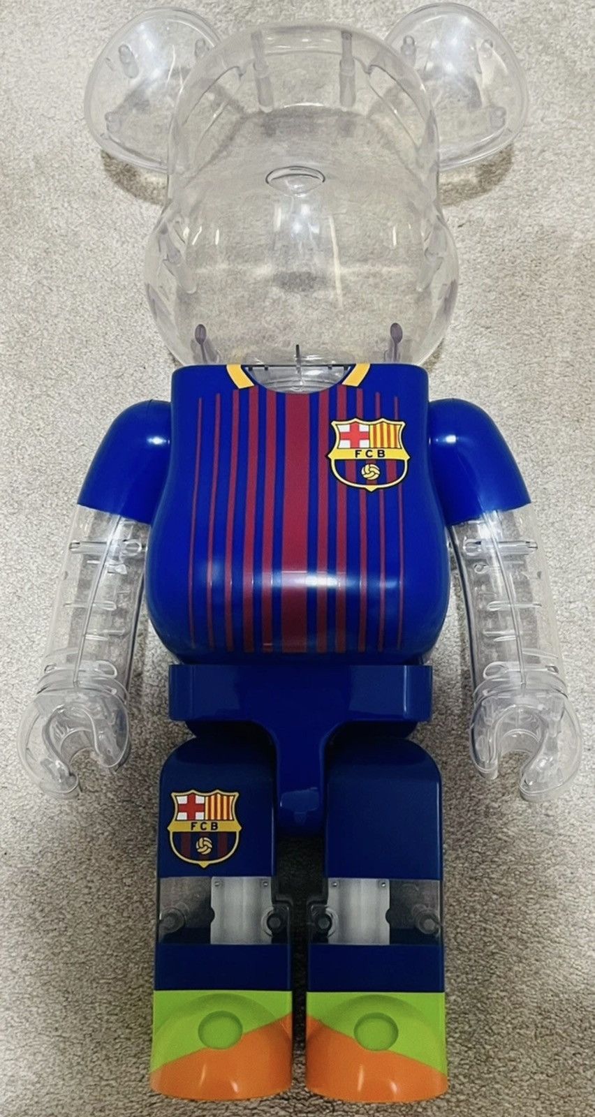 Medicom Toy FC Barcelona x Bearbrick 1000 Size ONE SIZE - 1 Thumbnail