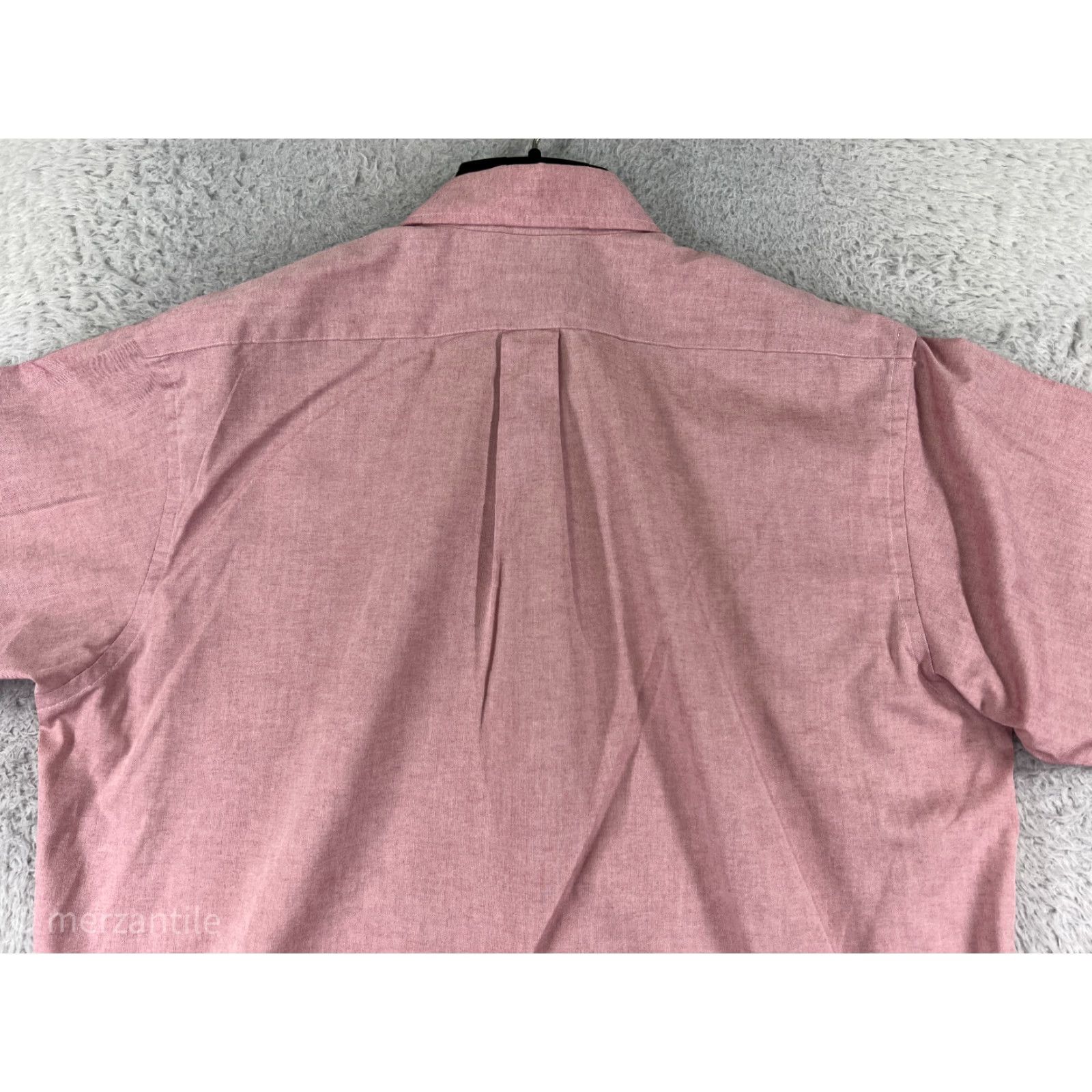 Arrow Arrow Mens Shirt 35 Pink Button Up Long Sleeve Oxford Cotton Blend Size US S / EU 44-46 / 1 - 4 Thumbnail