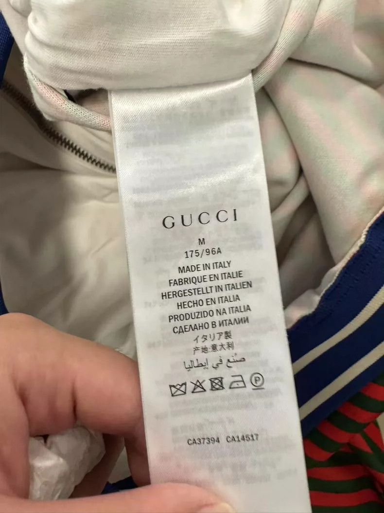 Gucci Gucci Striped full-printed logo jacket Size US M / EU 48-50 / 2 - 3 Thumbnail