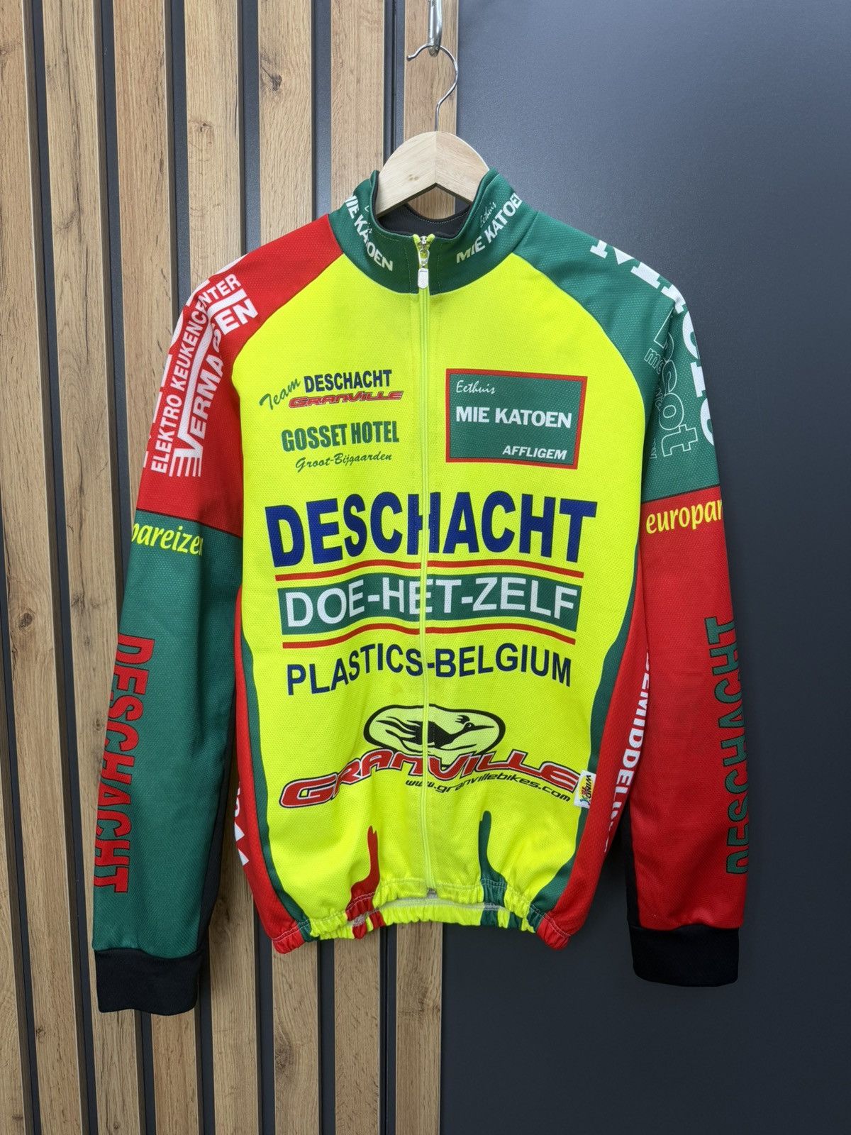 Vintage Vintage Deschacht Granville Cycling Jersey L/S Size L Size US L / EU 52-54 / 3 - 1 Thumbnail