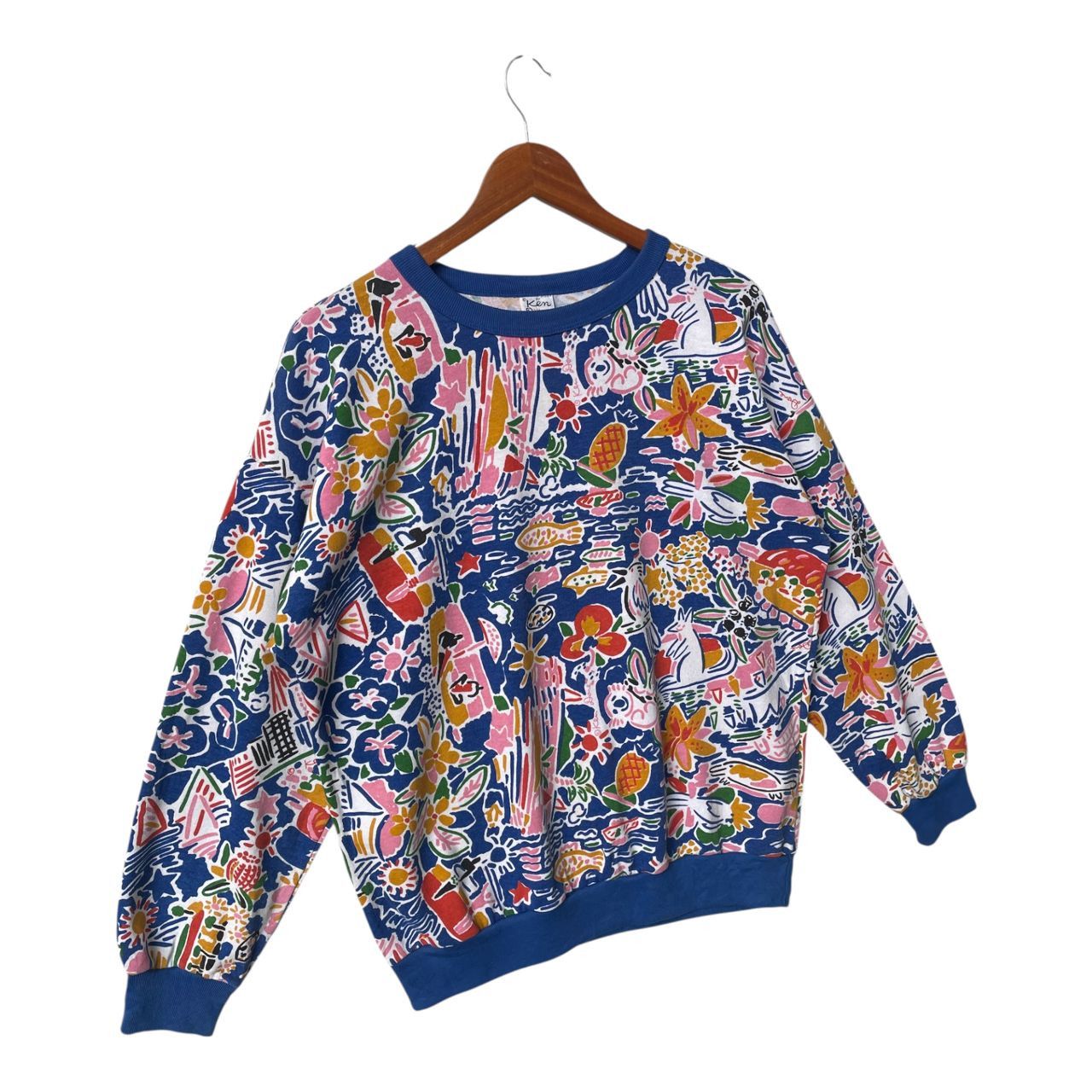 Vintage Vintage Ken Done Australia Overprint Pullover Sweatshirt Size US S / EU 44-46 / 1 - 2 Thumbnail